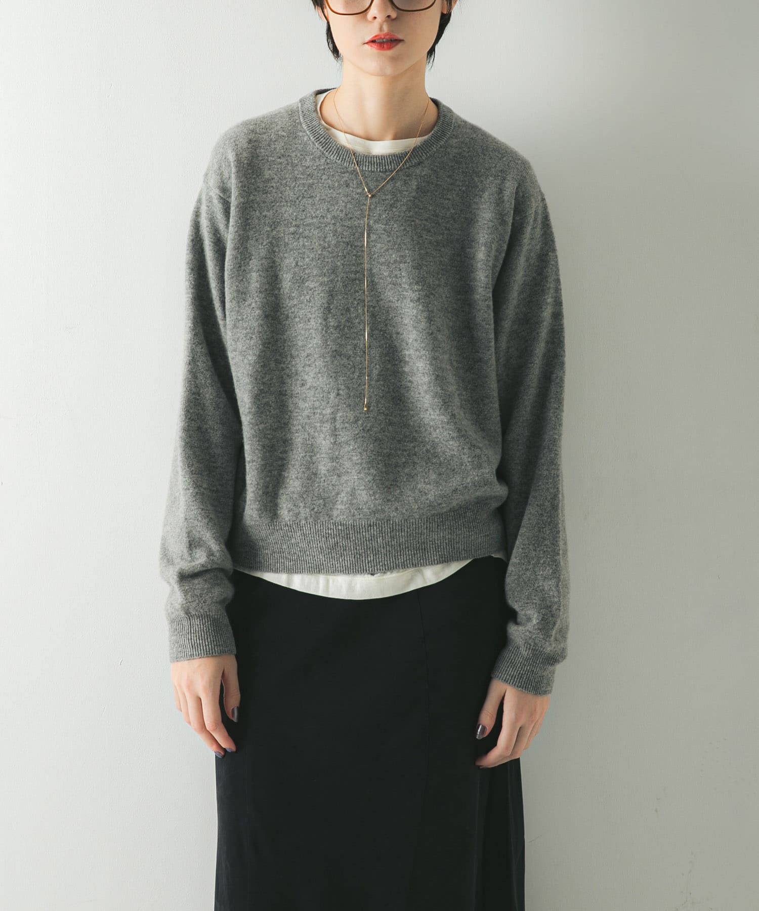 URBAN RESEARCH「ウール100 クルーネックソフトニット」|ニット・セーター|