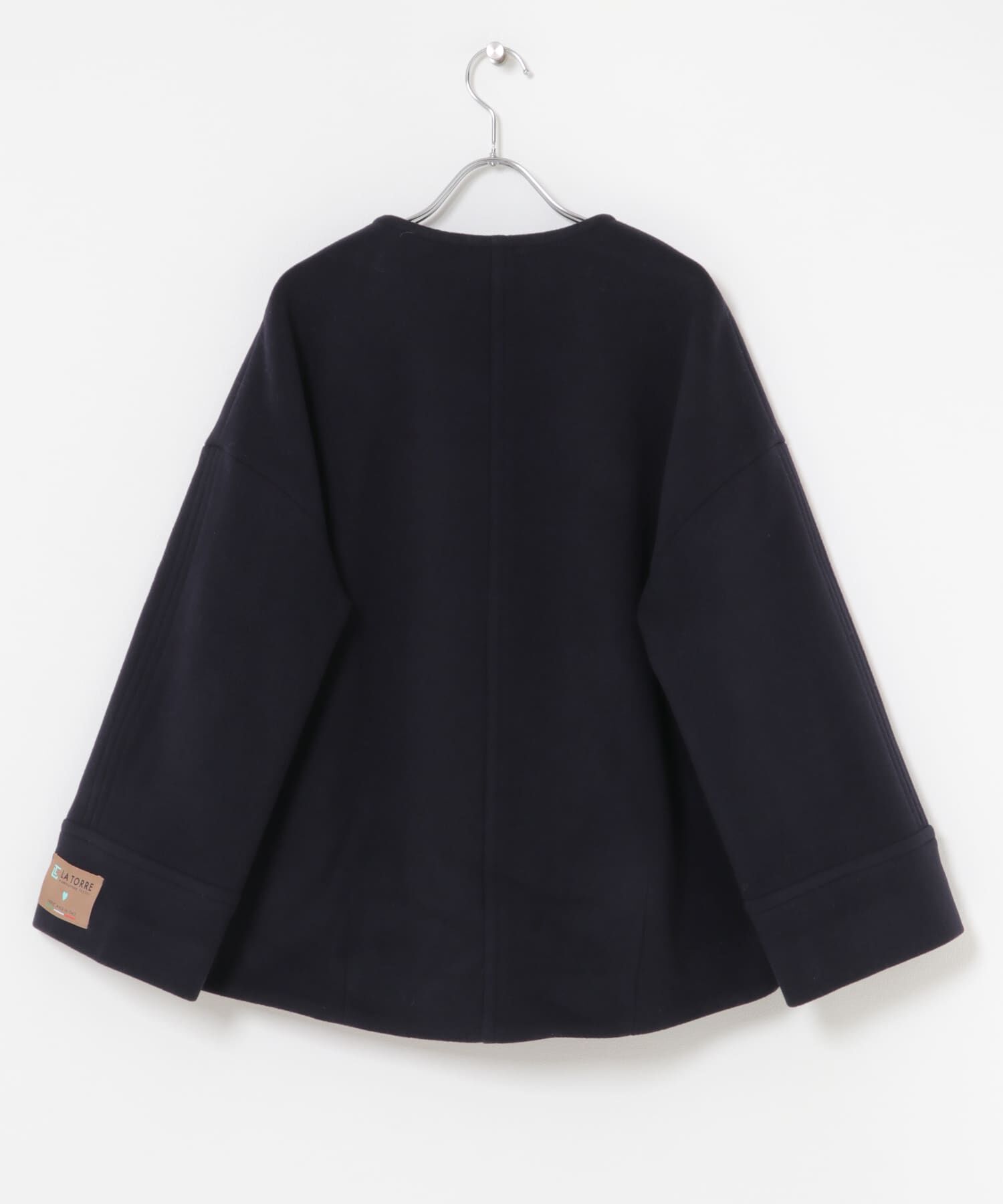 URBAN RESEARCH ROSSO「LA TORREショートノーカラーコート」|ノーカラーコート|