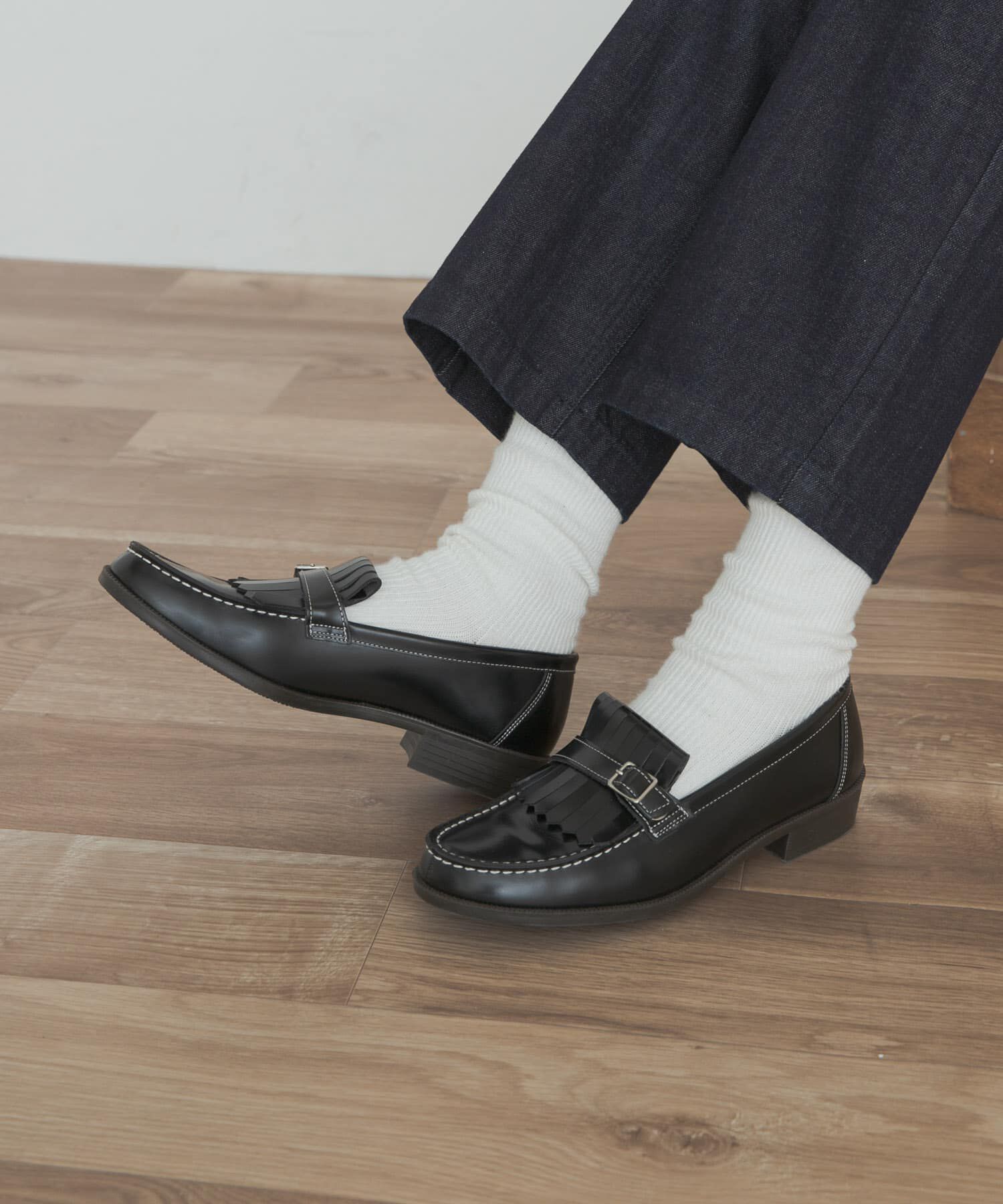 URBAN RESEARCH DOORS「『別注』HARUTA&times;DOORS　キルトローファー」|ローファー|