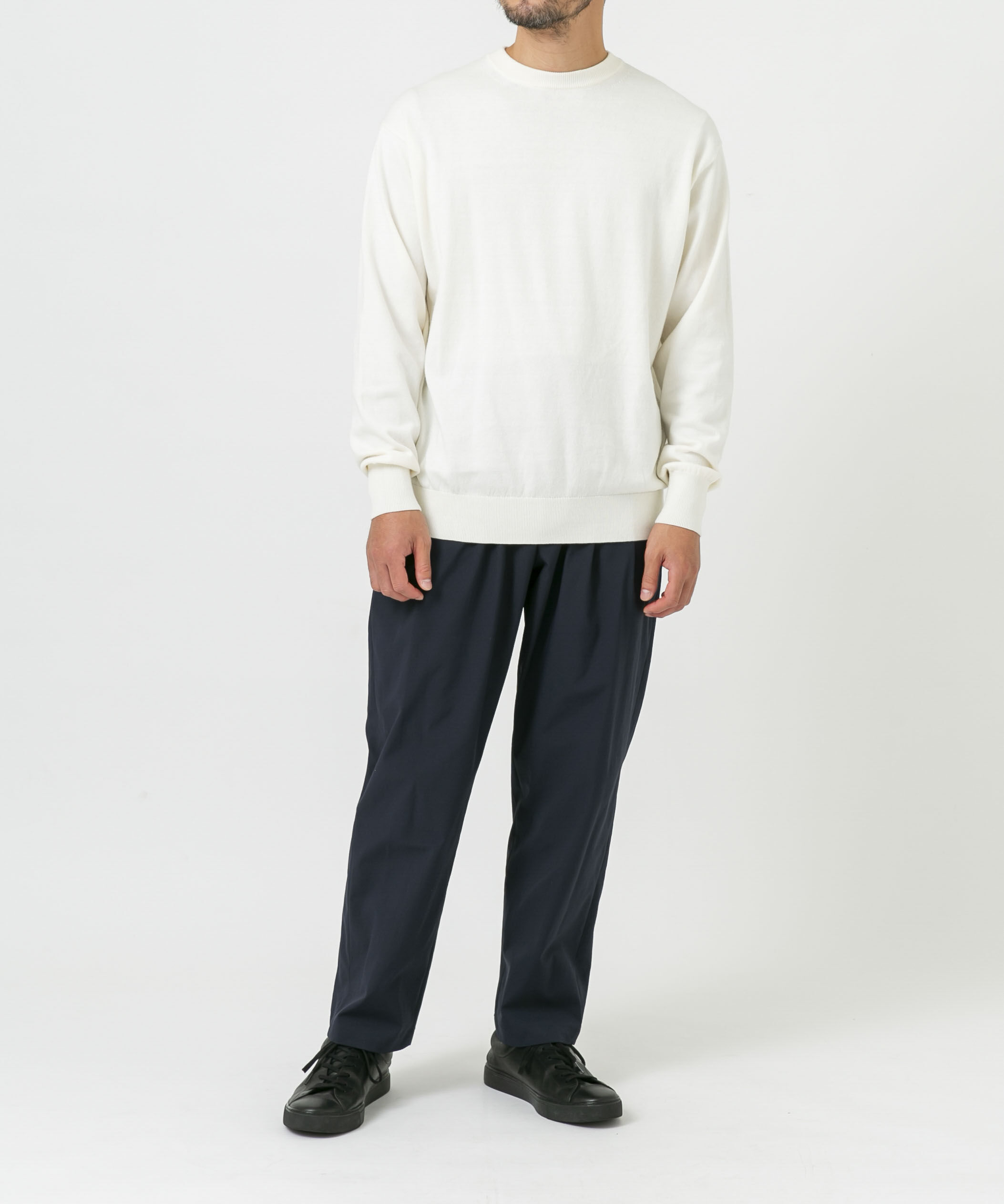 URBAN RESEARCH ROSSO「コットンカシミヤクルーネックニット」|ニット・セーター|