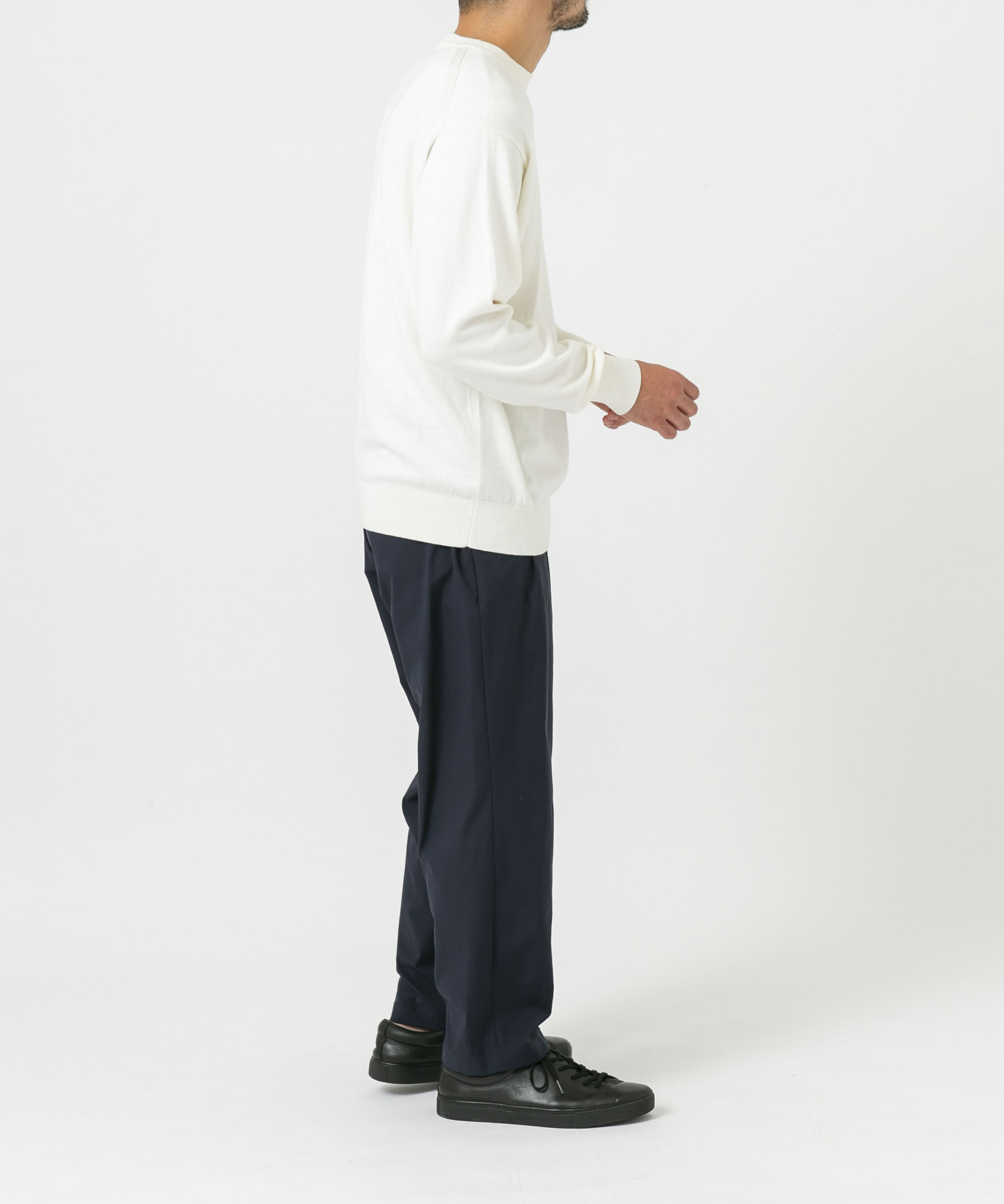 URBAN RESEARCH ROSSO「コットンカシミヤクルーネックニット」|ニット・セーター|