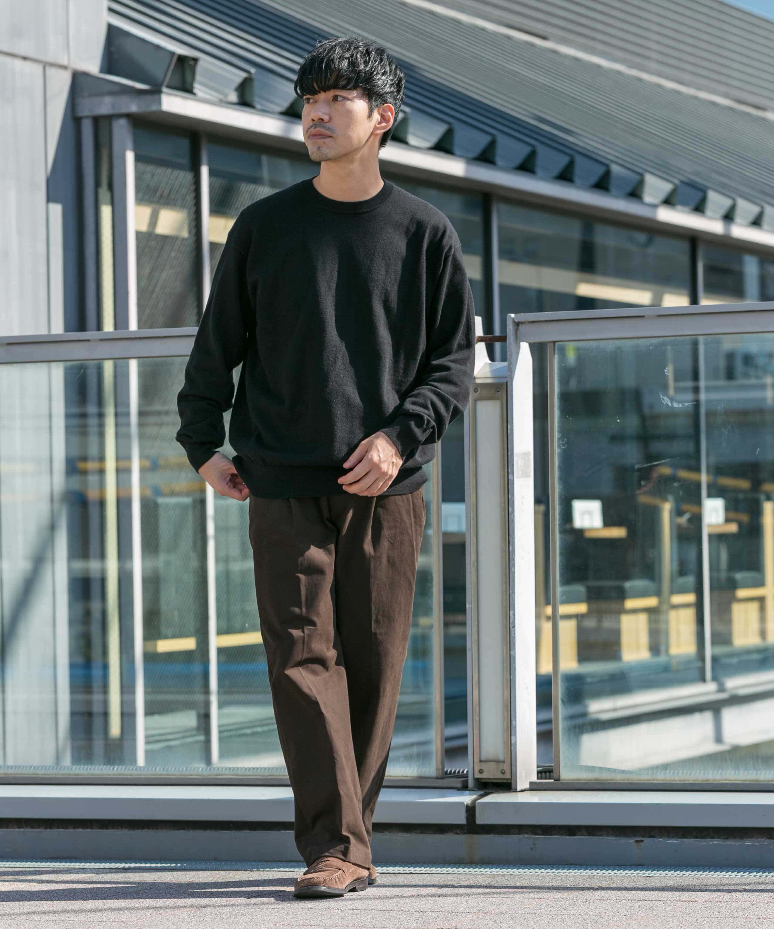 URBAN RESEARCH ROSSO「コットンカシミヤクルーネックニット」|ニット・セーター|