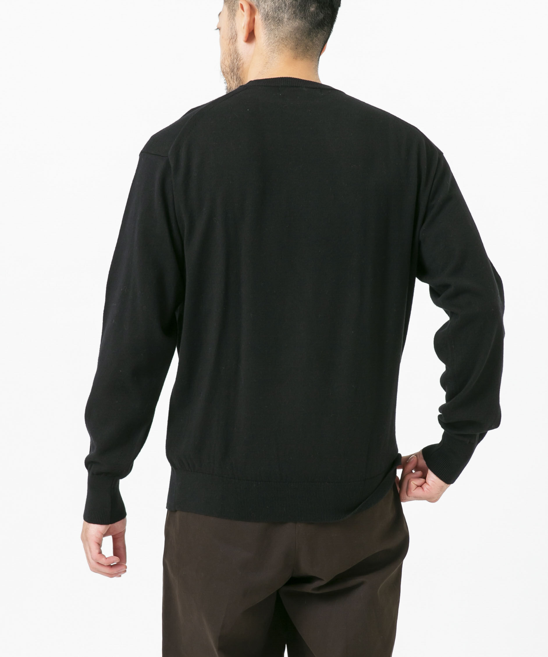 URBAN RESEARCH ROSSO「コットンカシミヤクルーネックニット」|ニット・セーター|