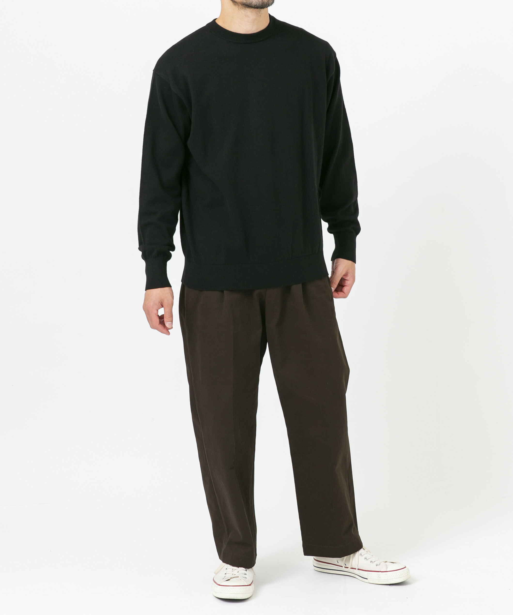 URBAN RESEARCH ROSSO「コットンカシミヤクルーネックニット」|ニット・セーター|