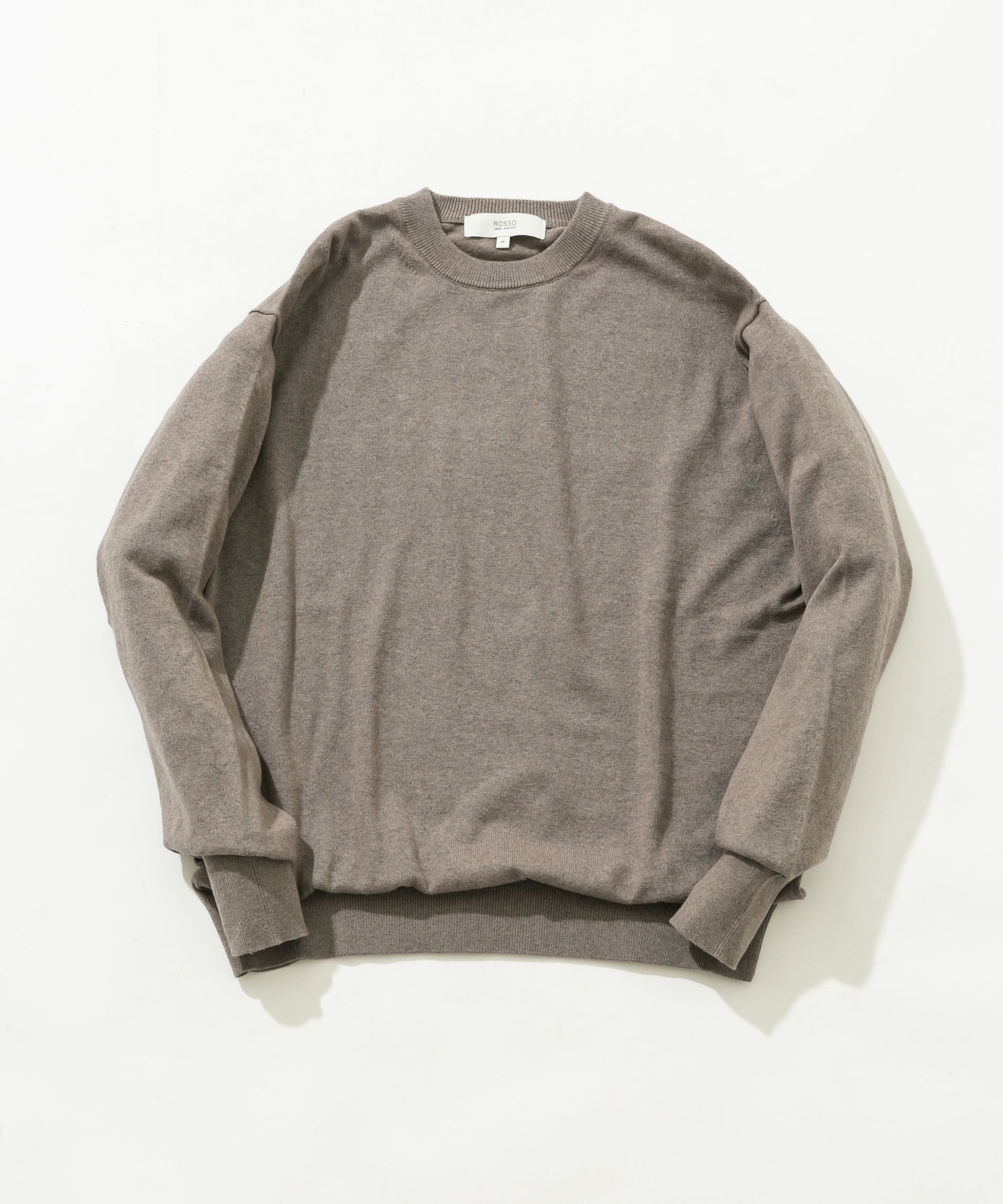 URBAN RESEARCH ROSSO「コットンカシミヤクルーネックニット」|ニット・セーター|