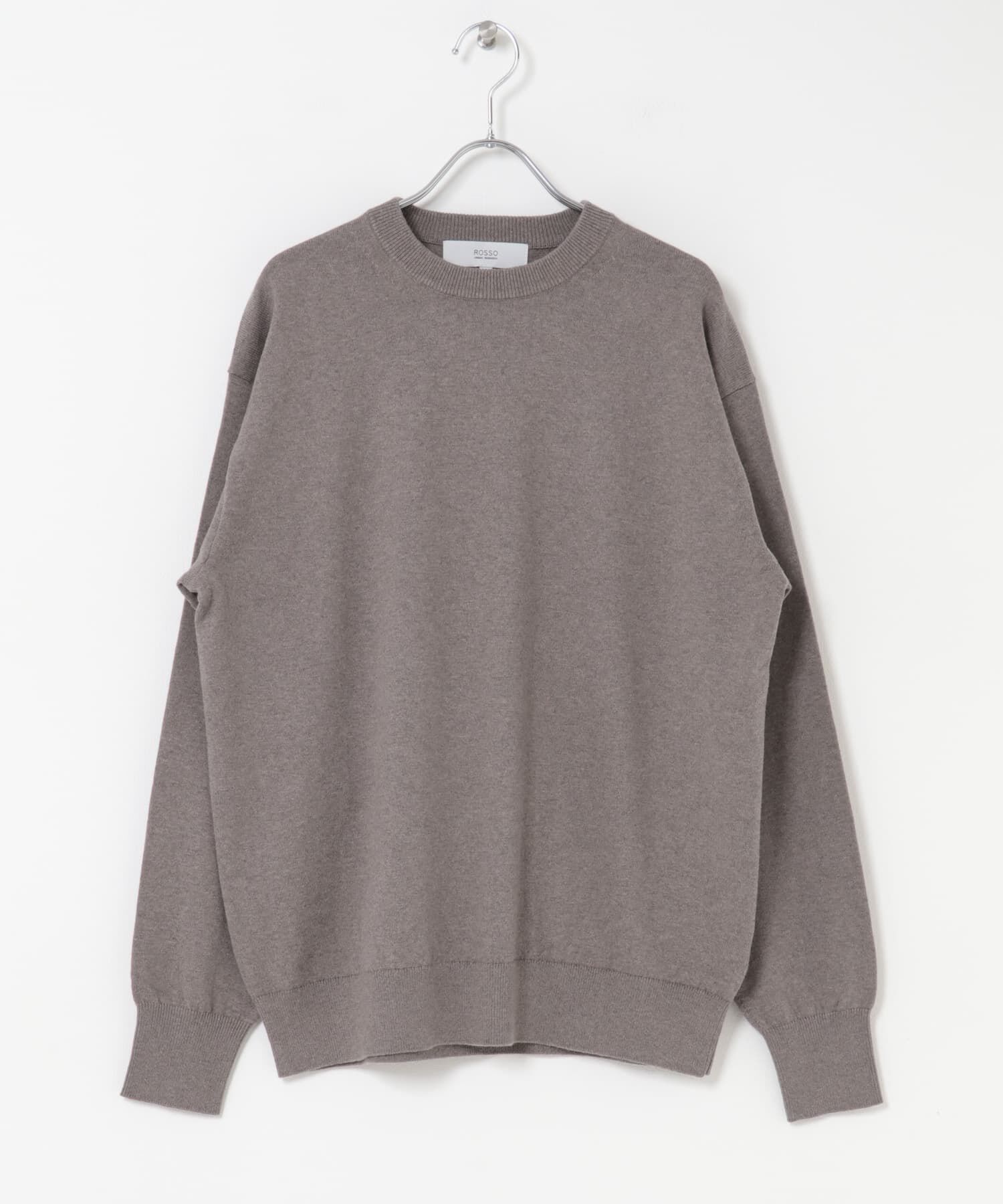 URBAN RESEARCH ROSSO「コットンカシミヤクルーネックニット」|ニット・セーター|