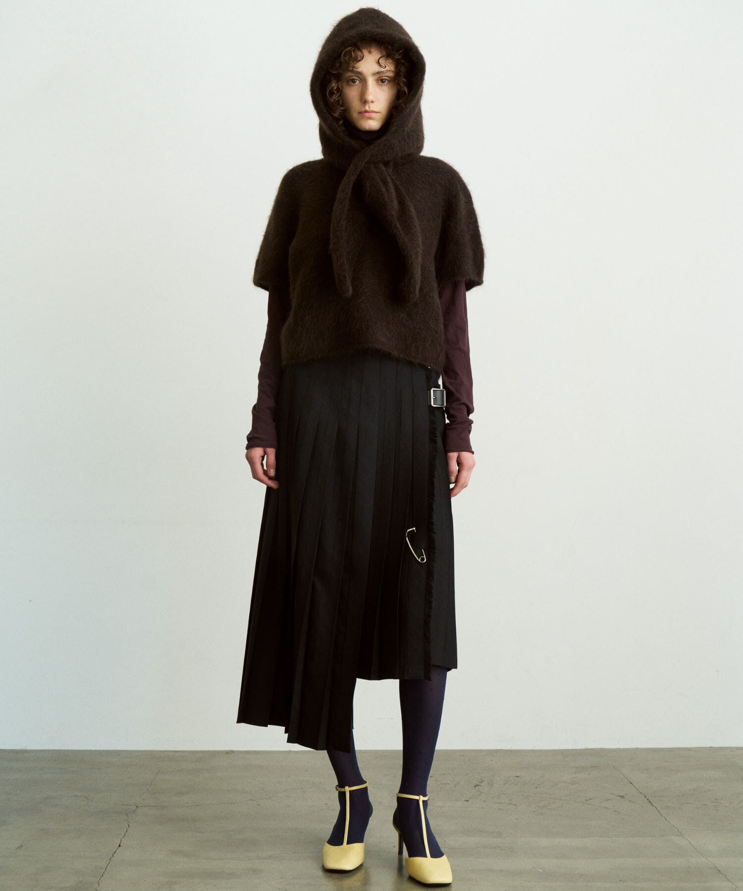 URBAN RESEARCH DOORS「unfil　mohair hooted stole」|ストール|