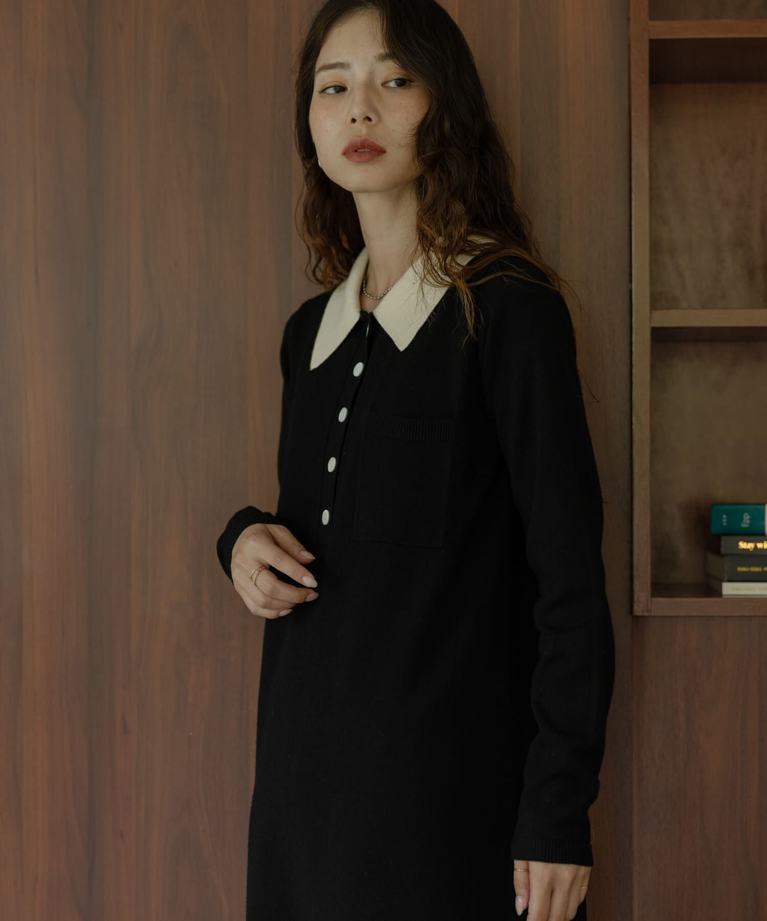 Sonny Label 「『WEB限定』ニットポロワンピース」|ワンピース|