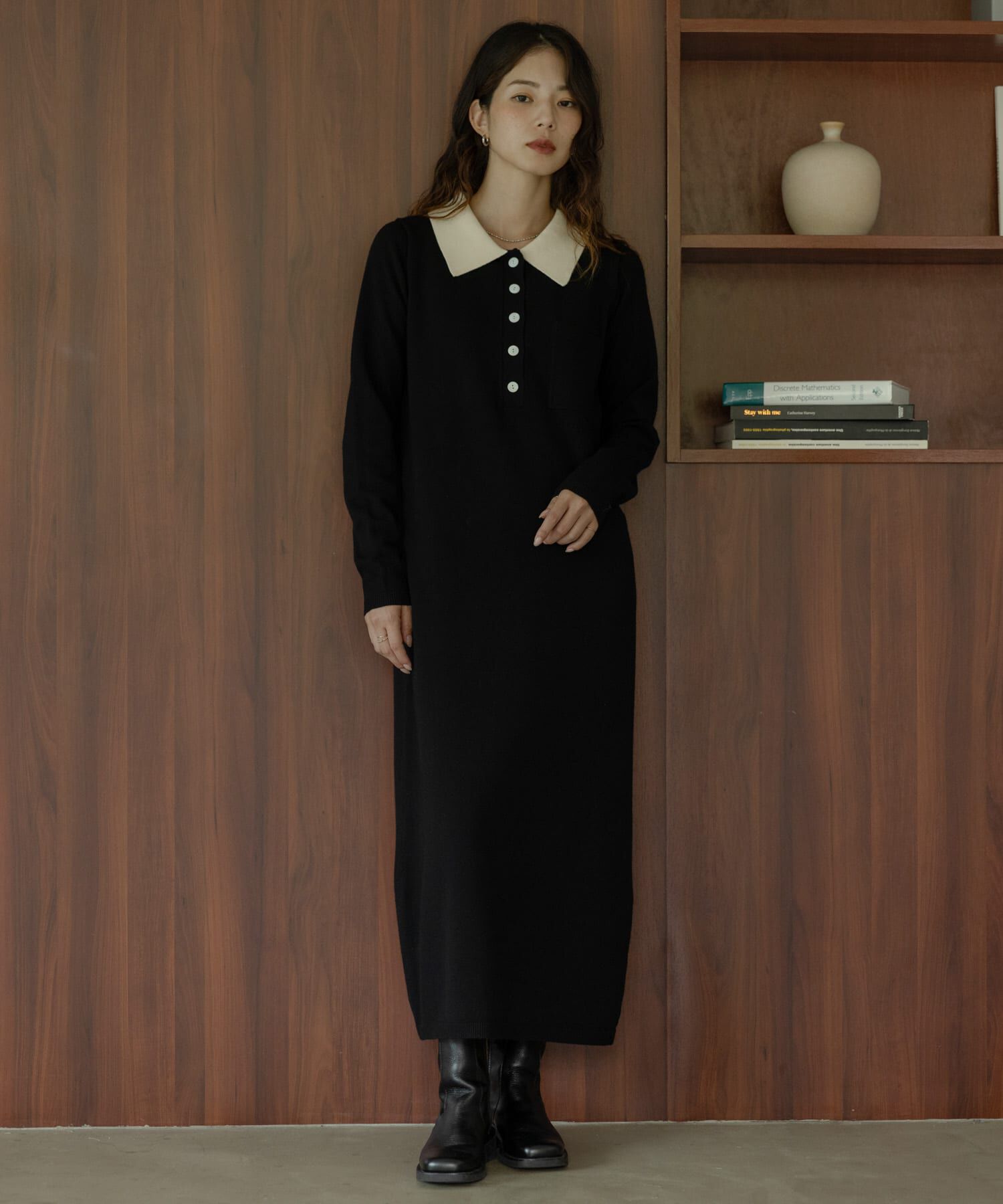 Sonny Label 「『WEB限定』ニットポロワンピース」|ワンピース|