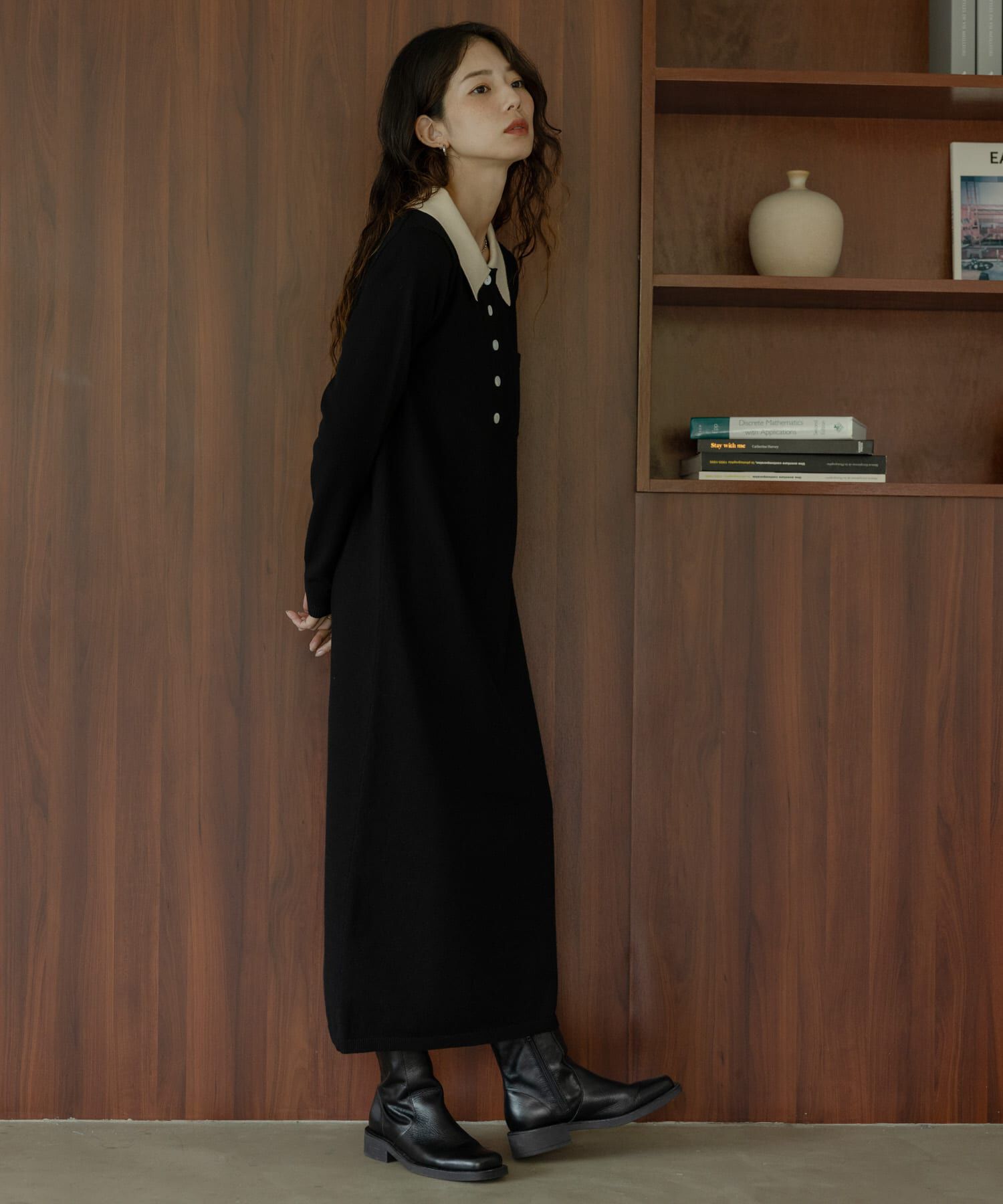 Sonny Label 「『WEB限定』ニットポロワンピース」|ワンピース|