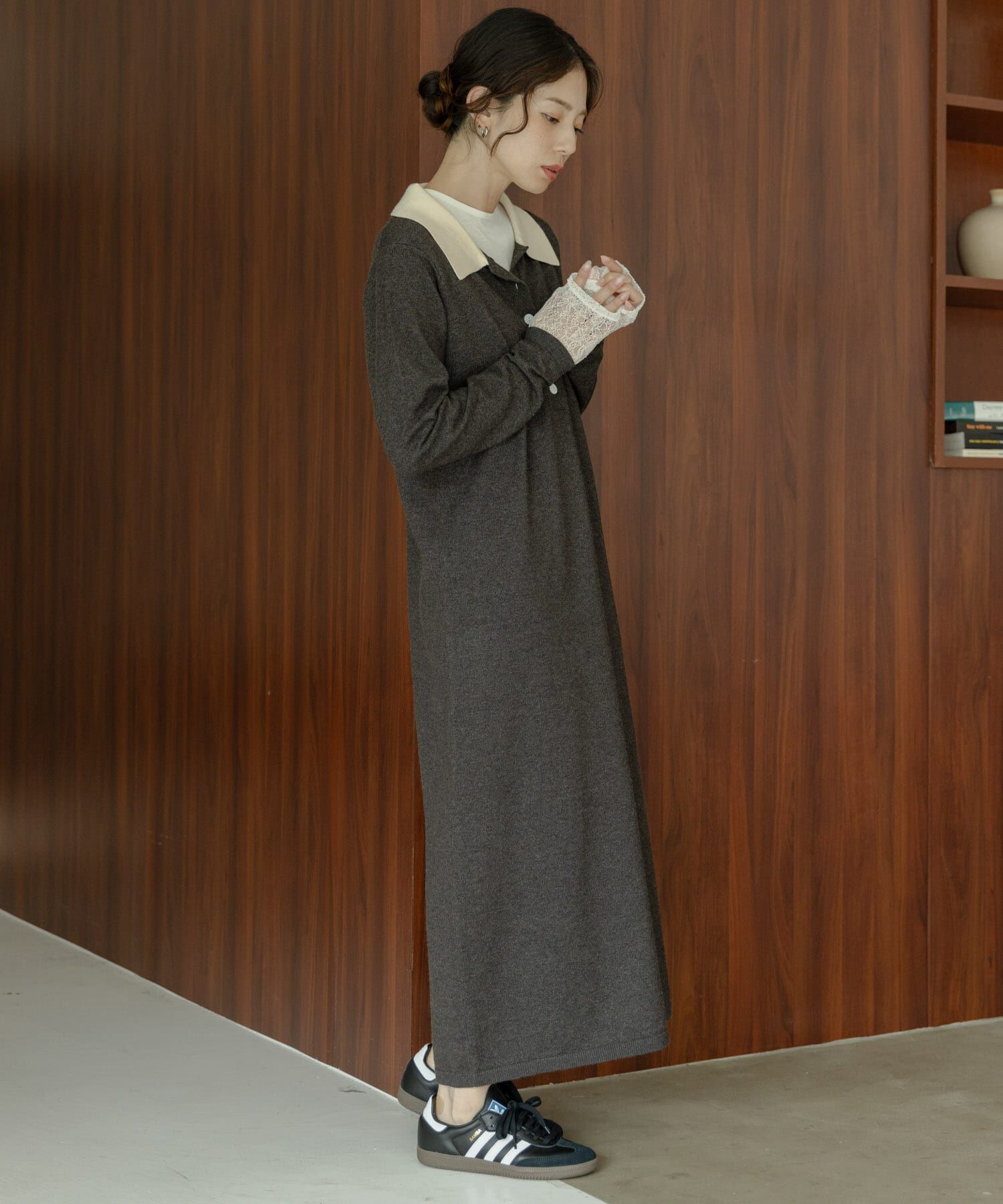 Sonny Label 「『WEB限定』ニットポロワンピース」|ワンピース|