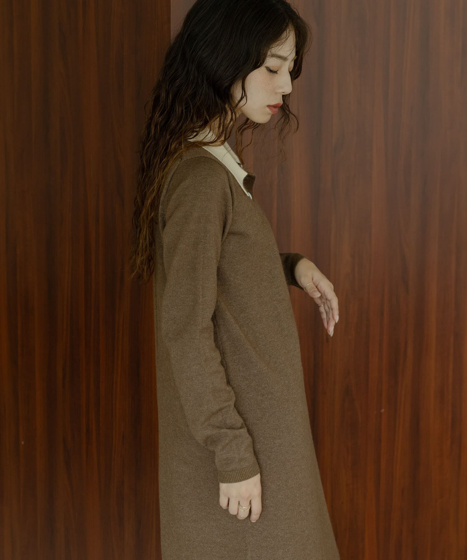 Sonny Label 「『WEB限定』ニットポロワンピース」|ワンピース|