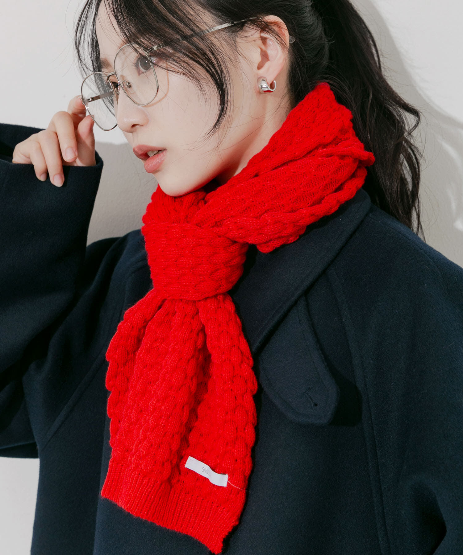 SMELLY「ポコポコマフラー」|マフラー|