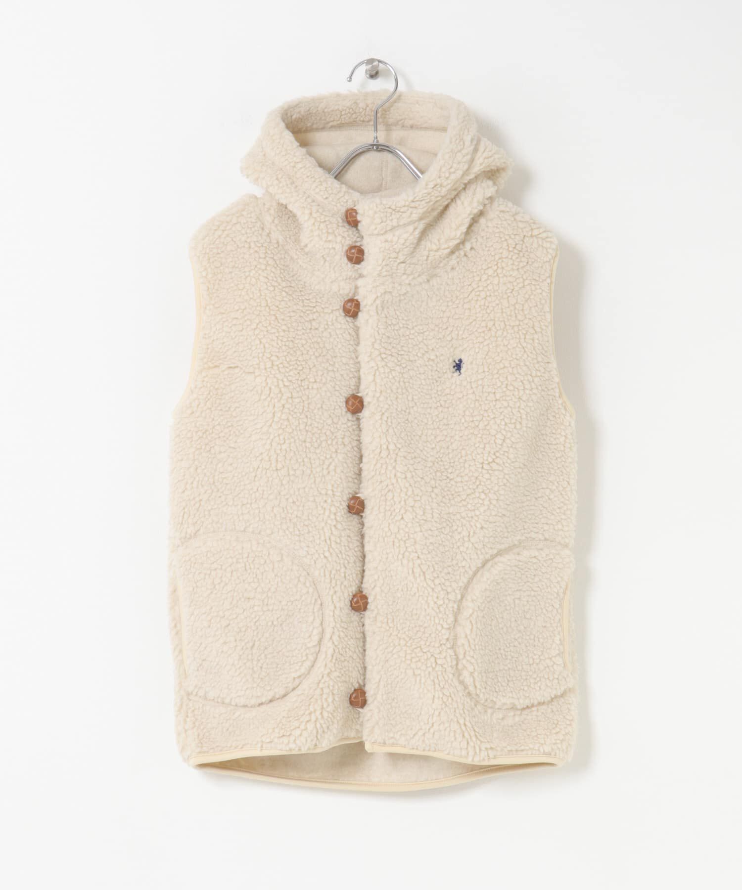 URBAN RESEARCH DOORS「GYMPHLEX　BOA HOODED VEST」|ベスト・ジレ|