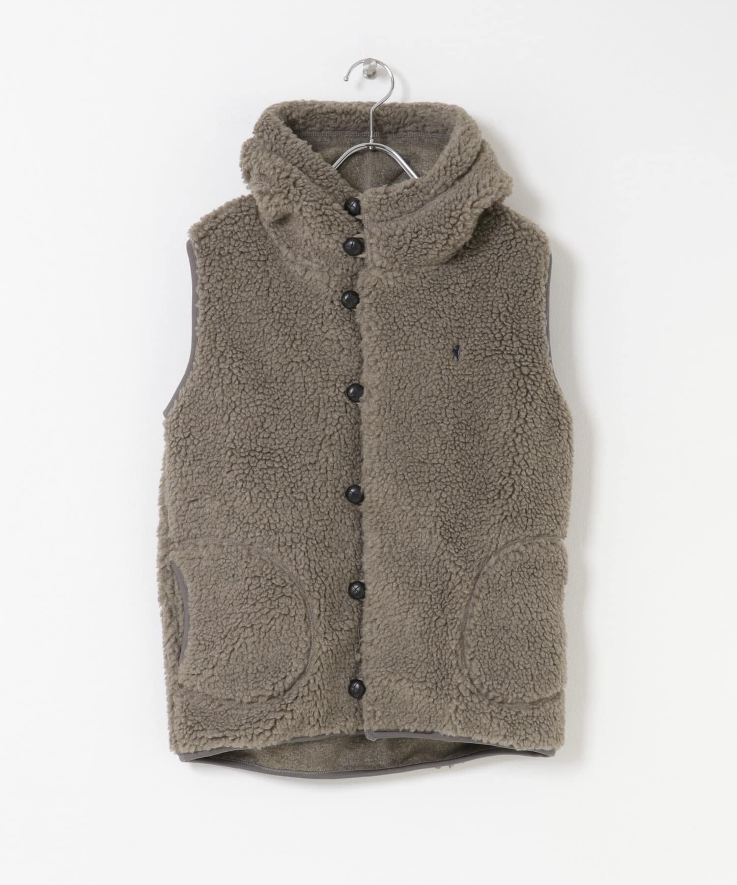 URBAN RESEARCH DOORS「GYMPHLEX　BOA HOODED VEST」|ベスト・ジレ|