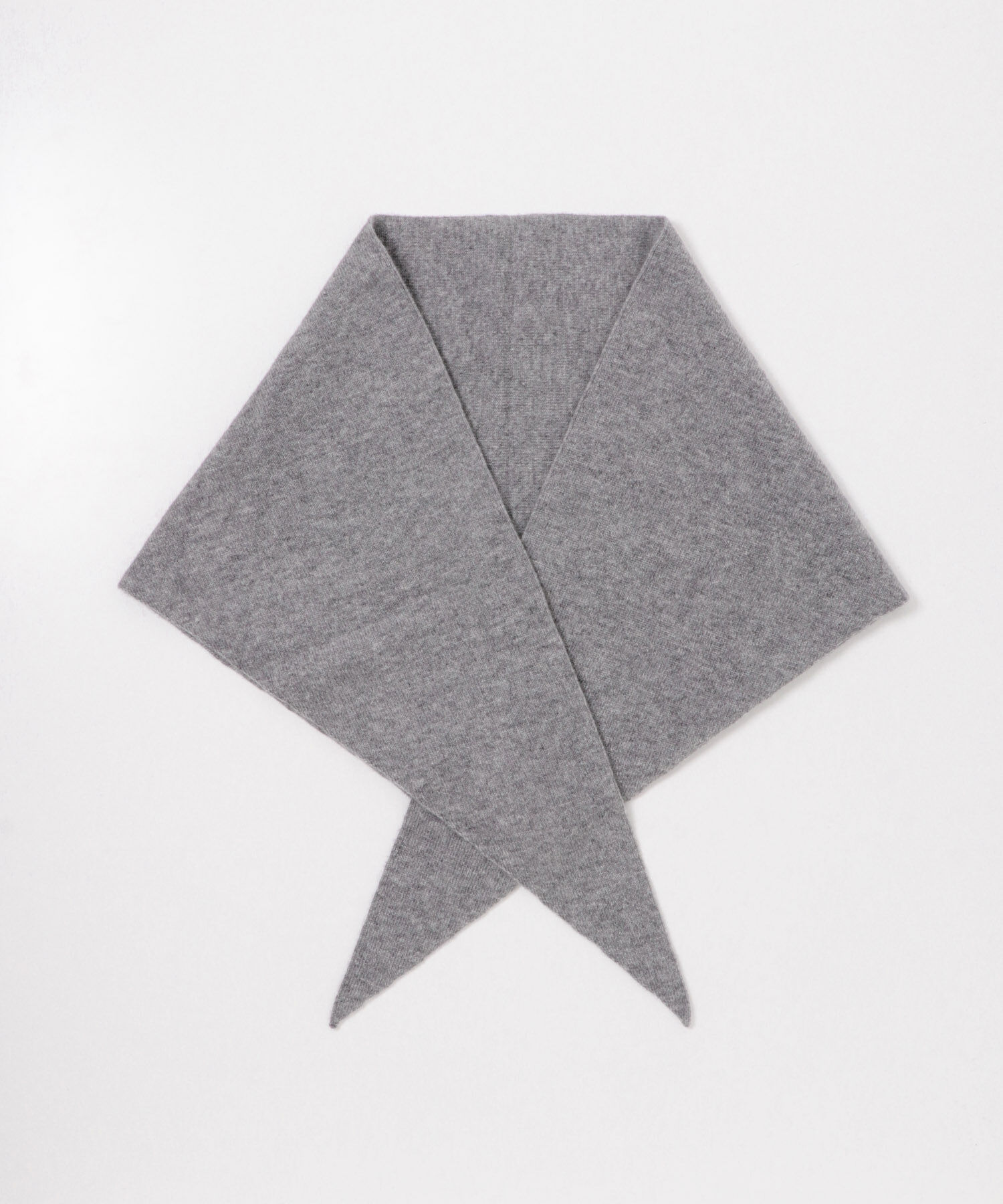 RODE SKO「ASAUCE MELER　シームレスカシミアトライアングルストール」|ストール|ライトグレー