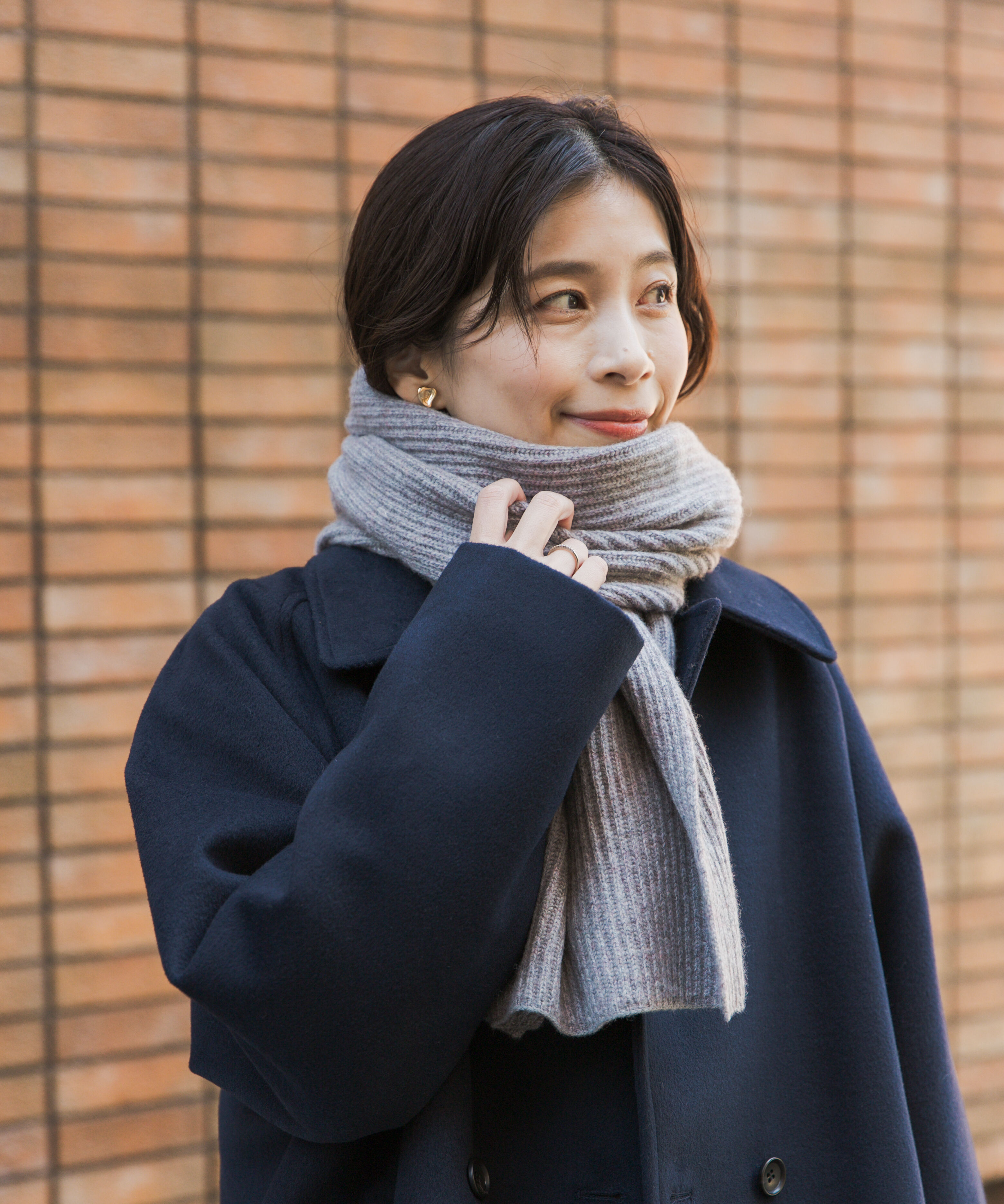 URBAN RESEARCH DOORS「ハミルトンリブストール」|ストール|