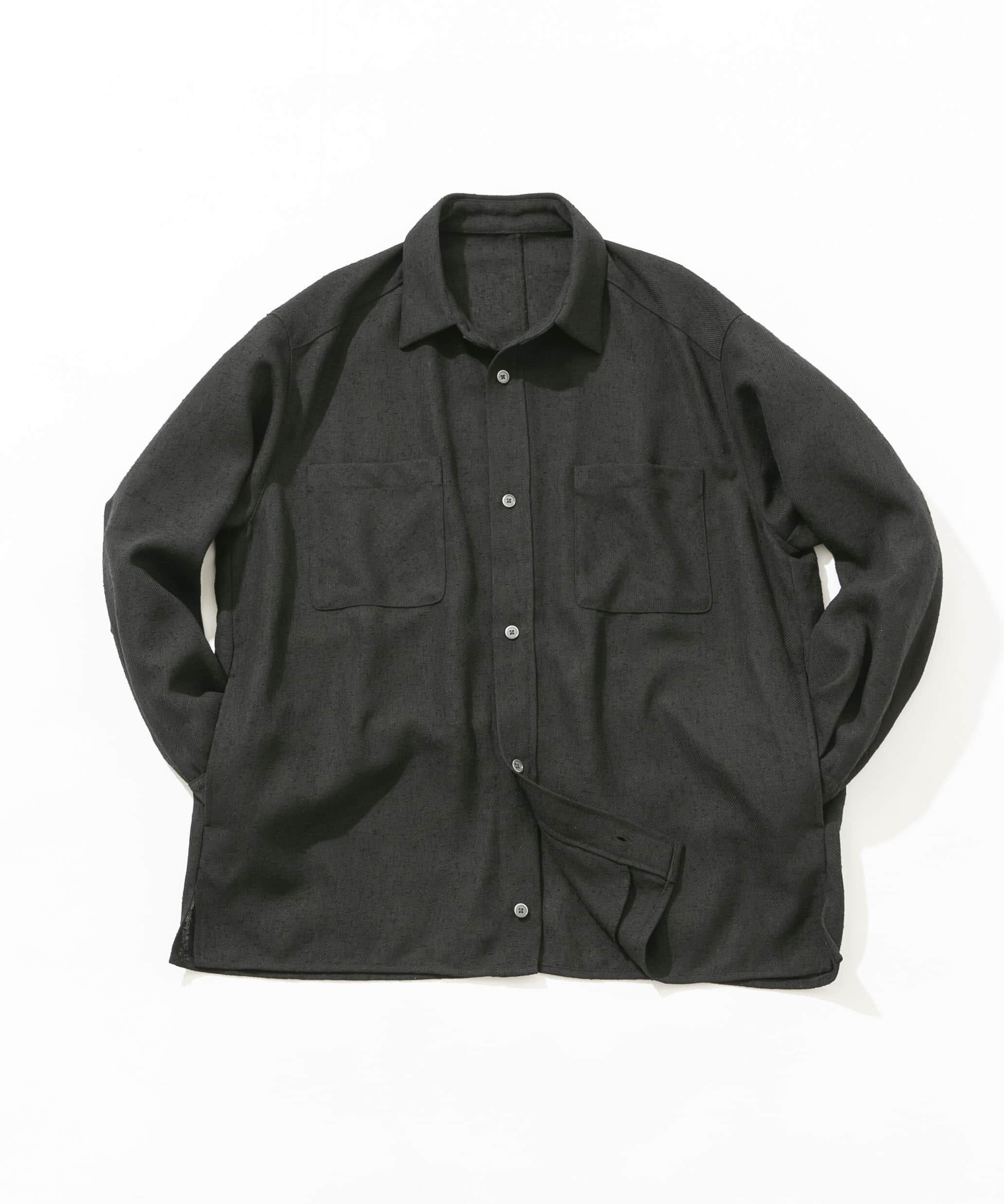 URBAN RESEARCH ROSSO「ツイードサイドポケットシャツ」|シャツ・ブラウス|