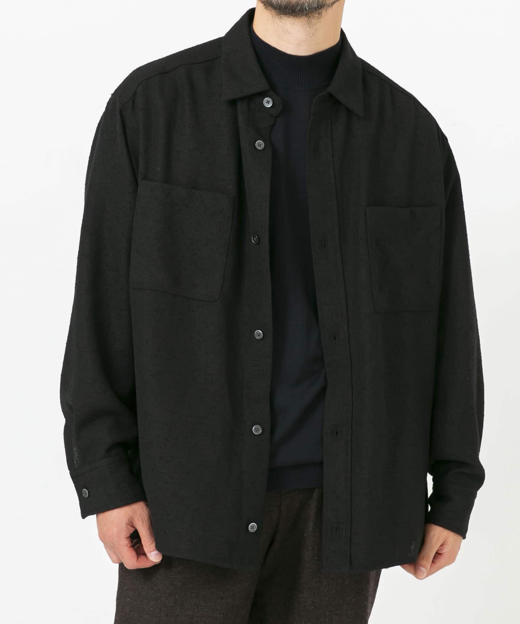 URBAN RESEARCH ROSSO「ツイードサイドポケットシャツ」|シャツ・ブラウス|