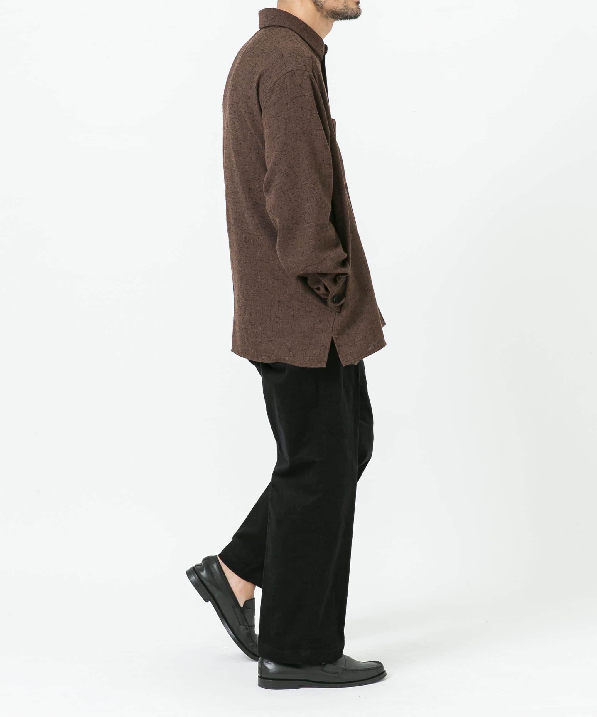 URBAN RESEARCH ROSSO「ツイードサイドポケットシャツ」|シャツ・ブラウス|