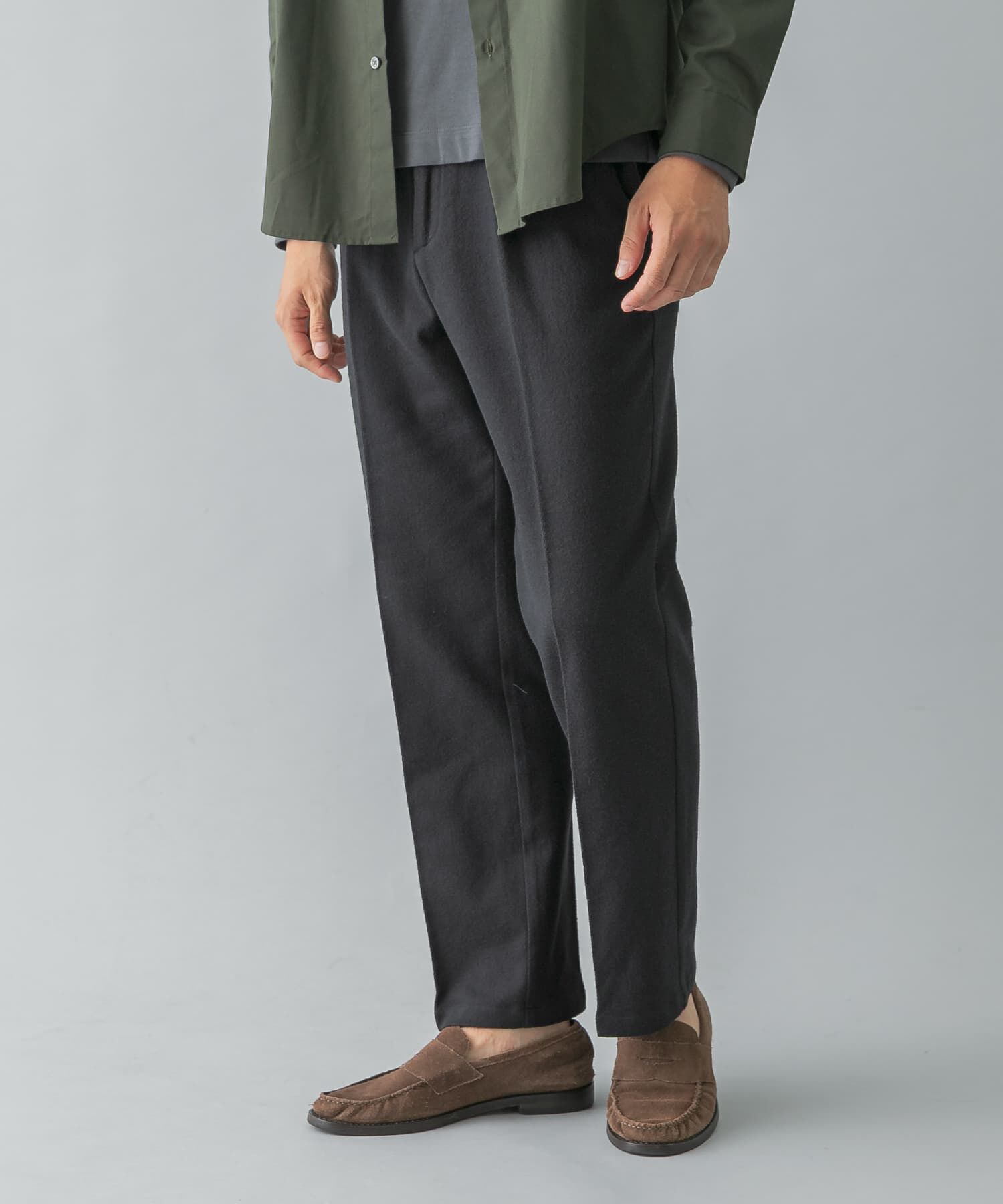 URBAN RESEARCH ROSSO「『蓄熱 / XLサイズあり』アーバンリラックスサーモライトネルスラックス」|スラックス|