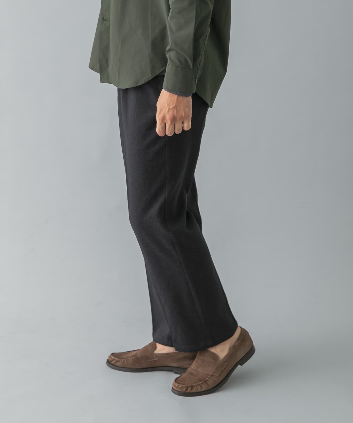 URBAN RESEARCH ROSSO「『蓄熱 / XLサイズあり』アーバンリラックスサーモライトネルスラックス」|スラックス|