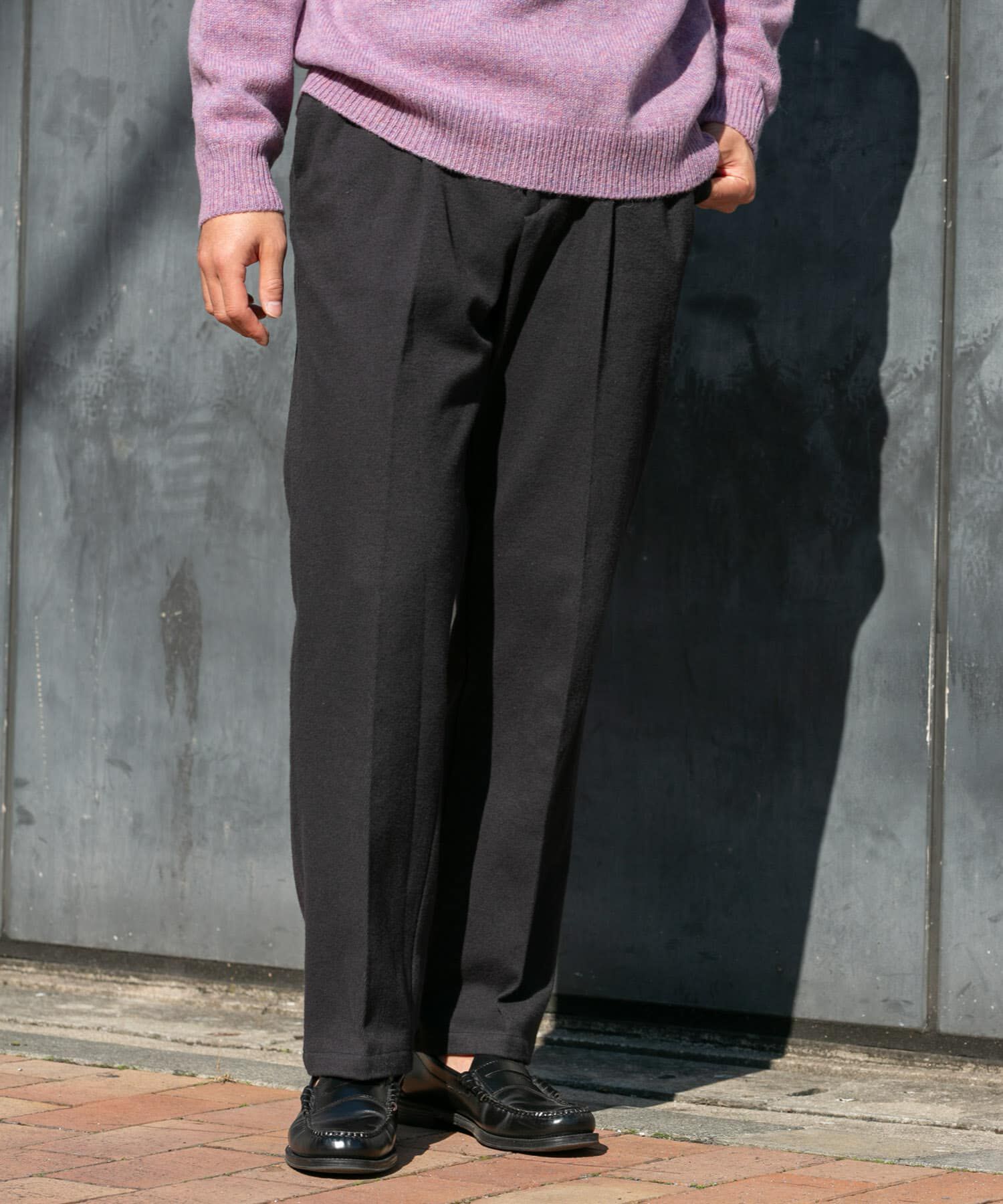 URBAN RESEARCH ROSSO「『蓄熱 / XLサイズあり』アーバンリラックスサーモライトネルスラックス」|スラックス|