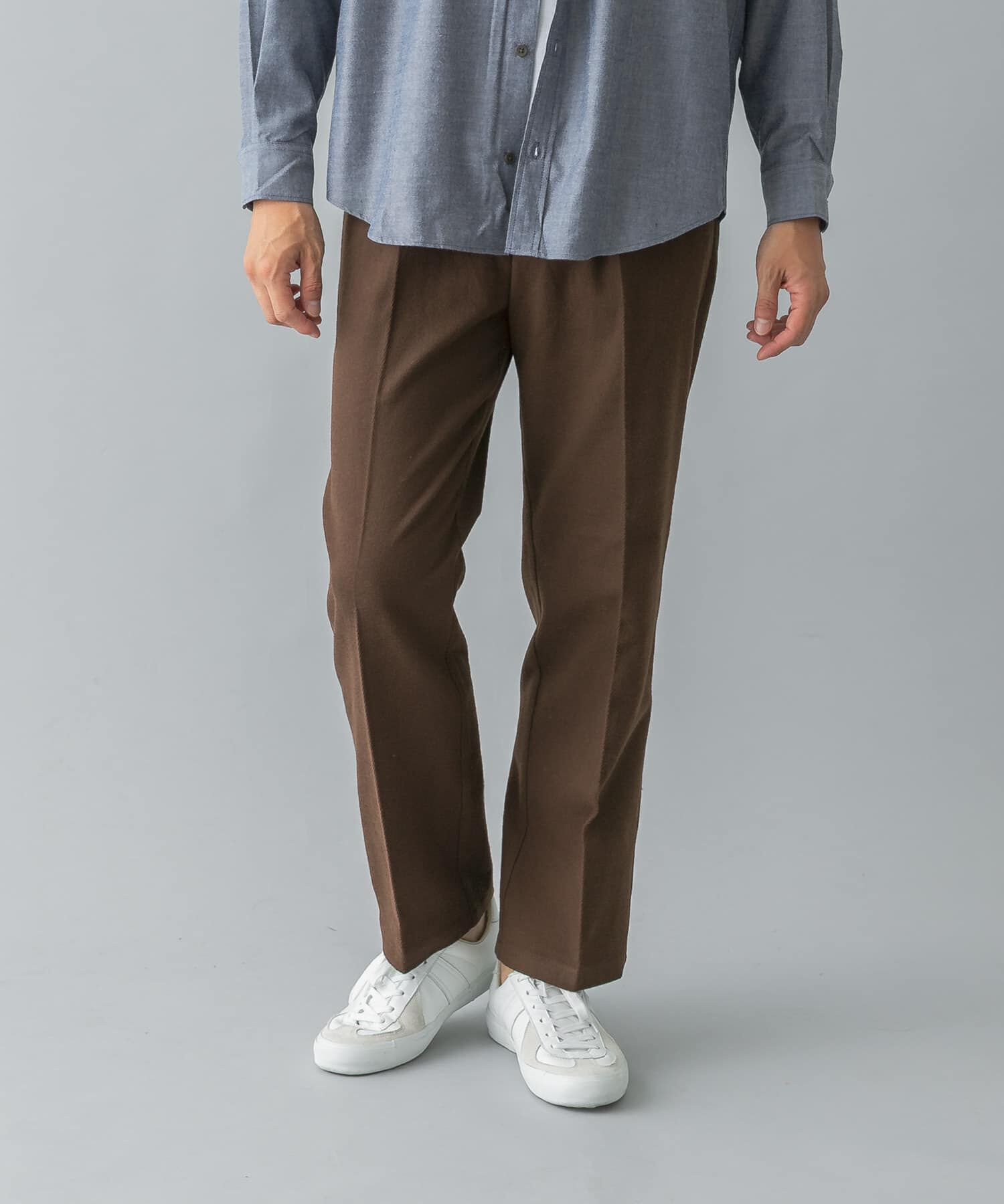 URBAN RESEARCH ROSSO「『蓄熱 / XLサイズあり』アーバンリラックスサーモライトネルスラックス」|スラックス|