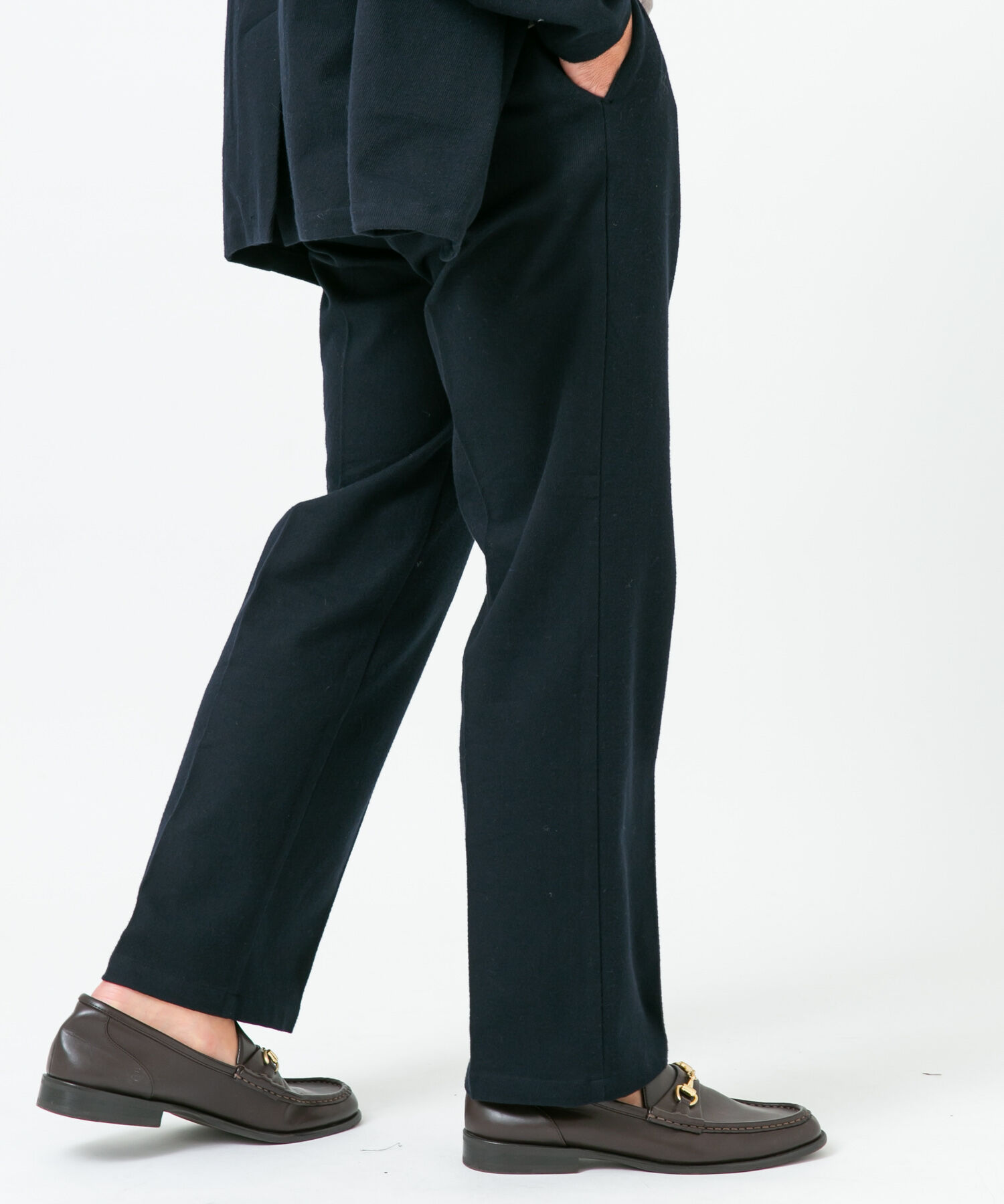 URBAN RESEARCH ROSSO「『蓄熱 / XLサイズあり』アーバンリラックスサーモライトネルスラックス」|スラックス|