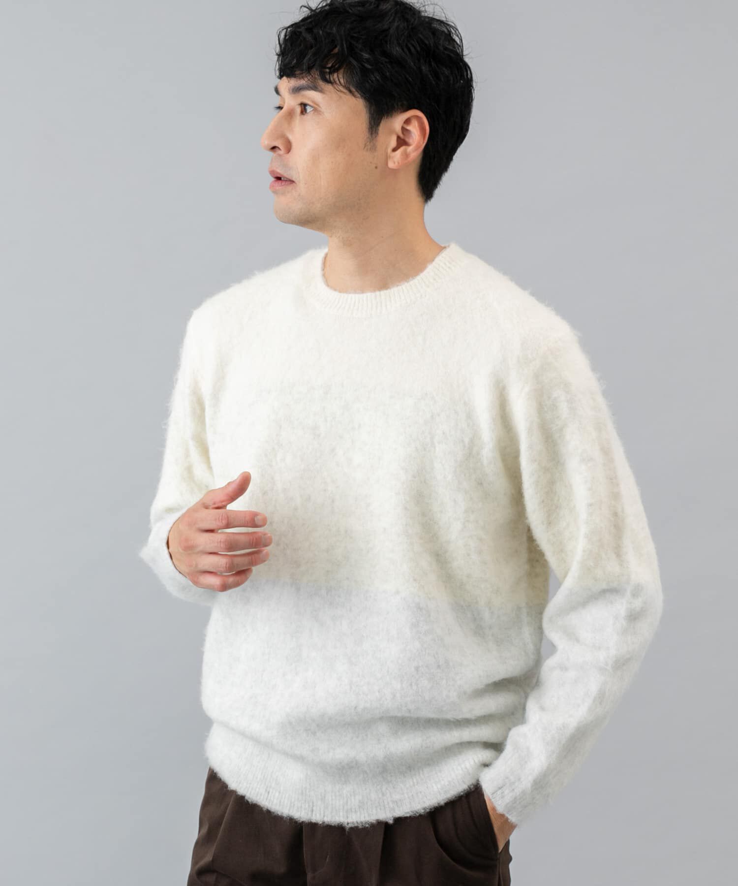 URBAN RESEARCH ROSSO「グラデーションシャギーニット」|ニット・セーター|