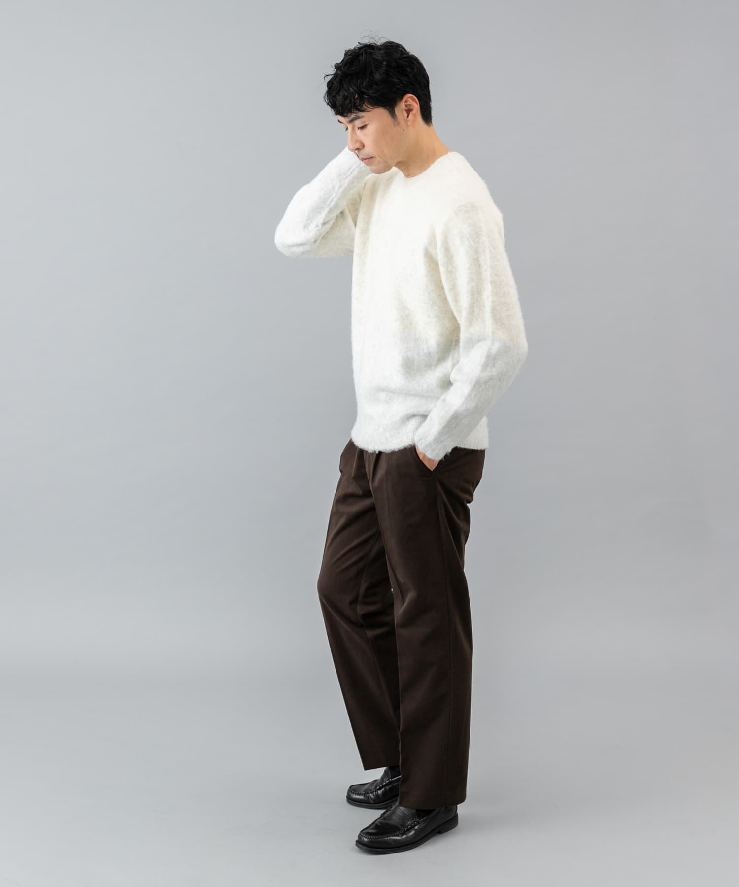 URBAN RESEARCH ROSSO「グラデーションシャギーニット」|ニット・セーター|