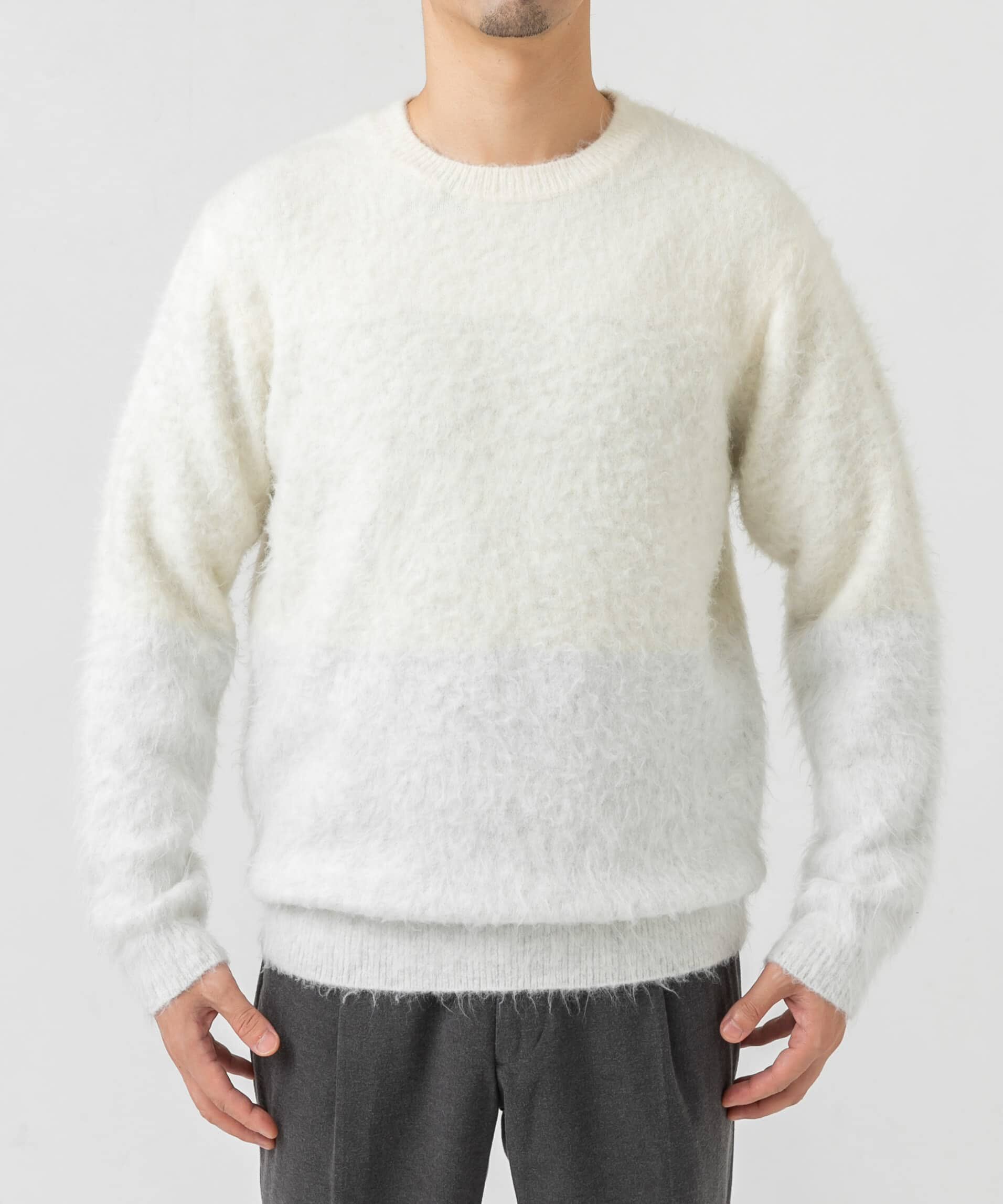 URBAN RESEARCH ROSSO「グラデーションシャギーニット」|ニット・セーター|