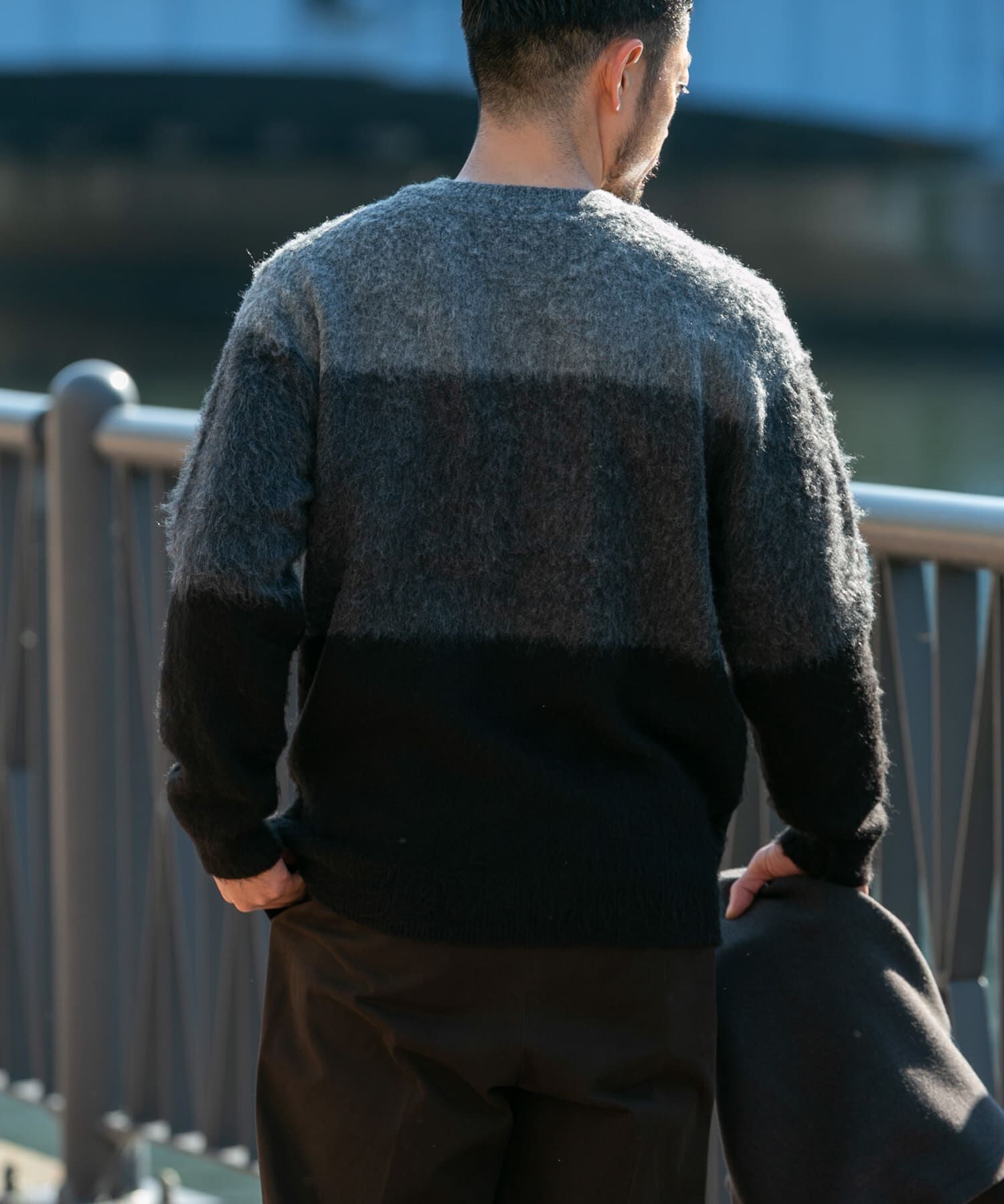 URBAN RESEARCH ROSSO「グラデーションシャギーニット」|ニット・セーター|