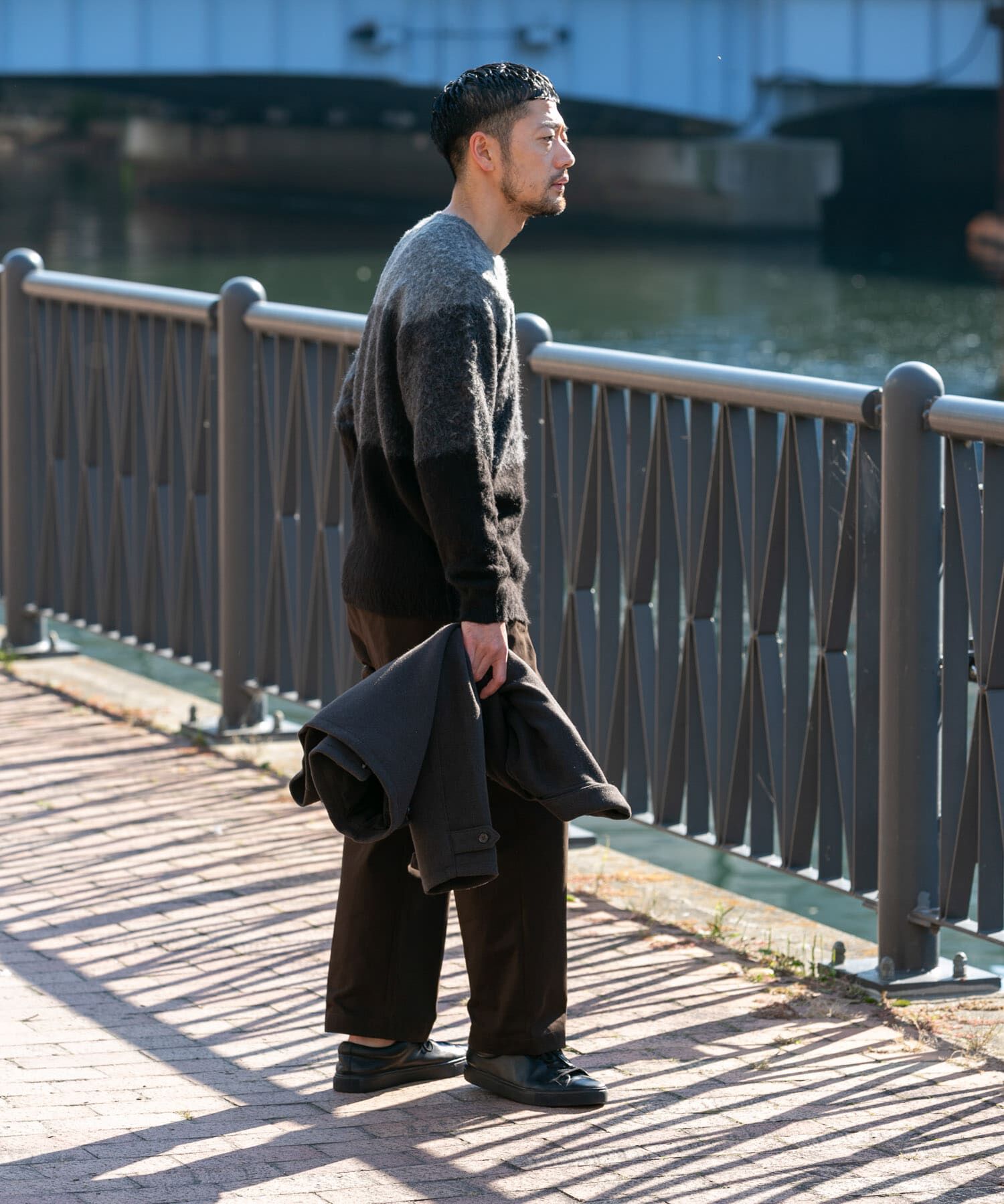 URBAN RESEARCH ROSSO「グラデーションシャギーニット」|ニット・セーター|