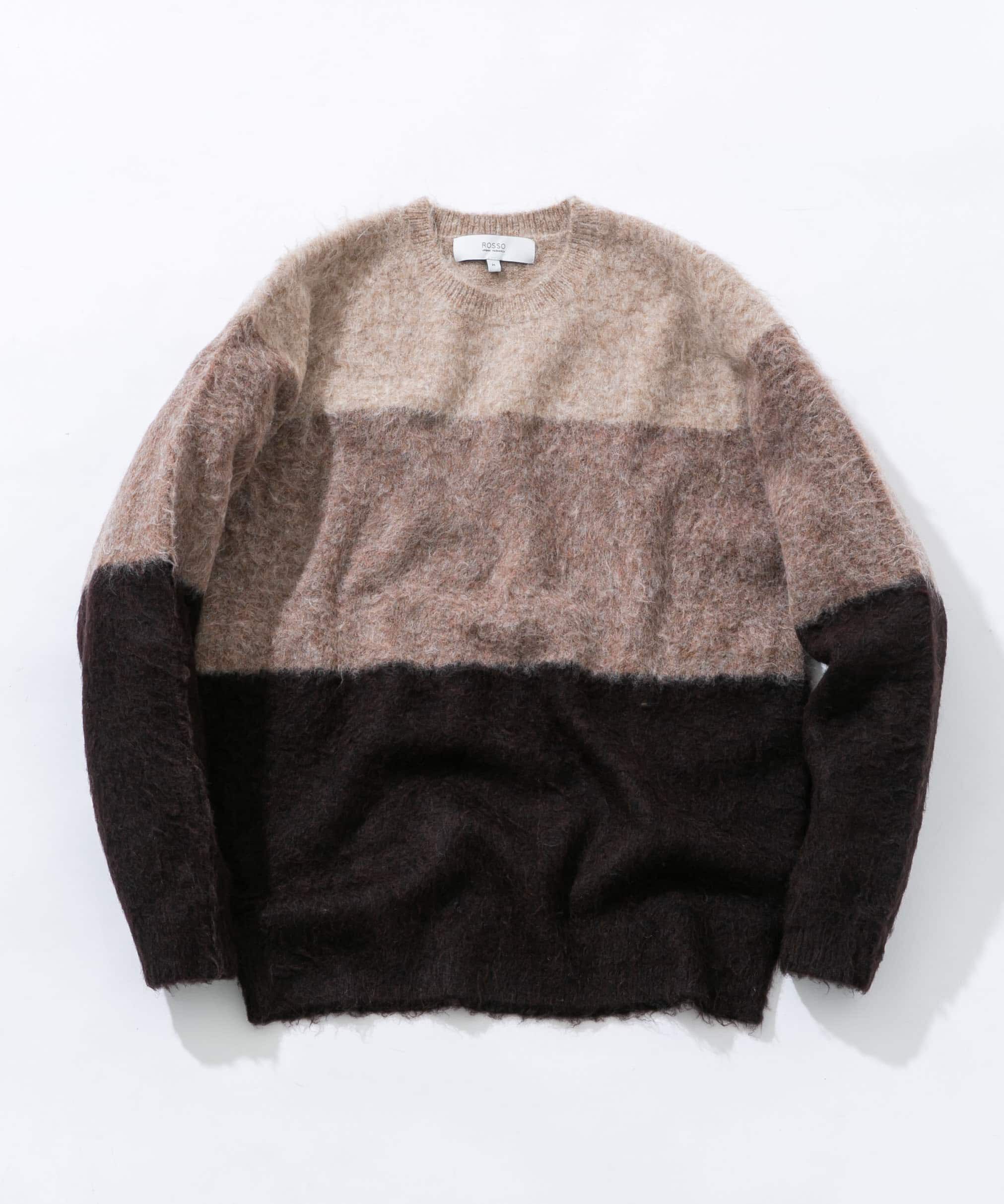 URBAN RESEARCH ROSSO「グラデーションシャギーニット」|ニット・セーター|