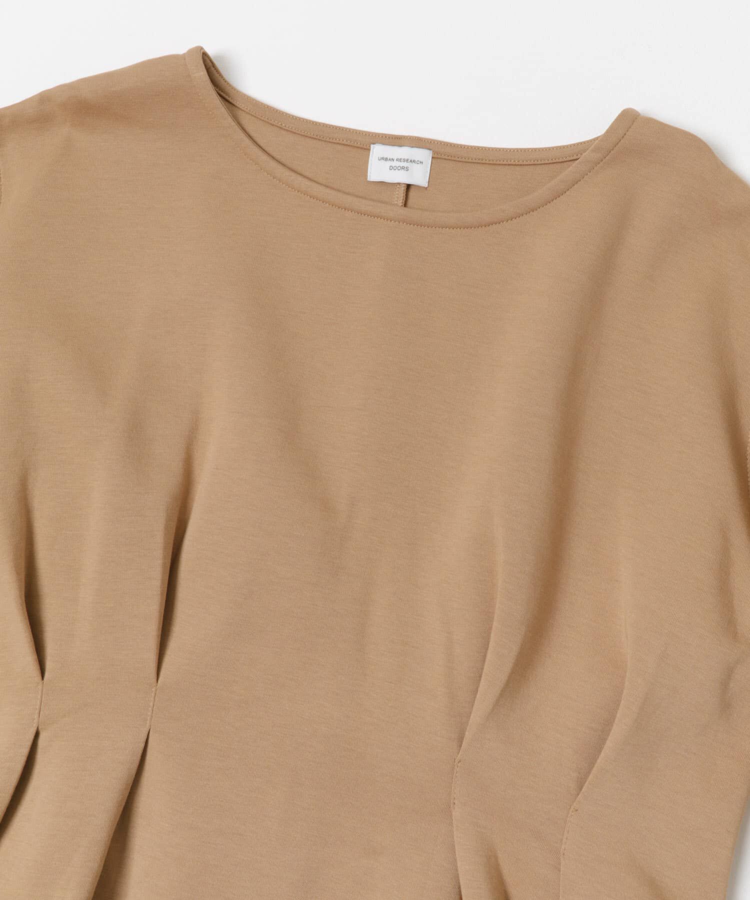 URBAN RESEARCH DOORS「ライトダンボールウエストタックプルオーバー」|Tシャツ・カットソー|
