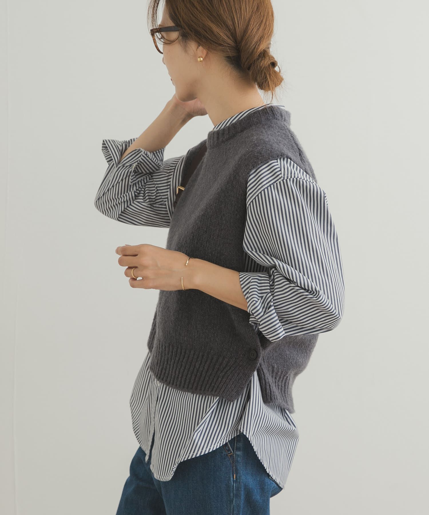 URBAN RESEARCH DOORS「ウールカシミヤニットベスト」|ベスト・ジレ|