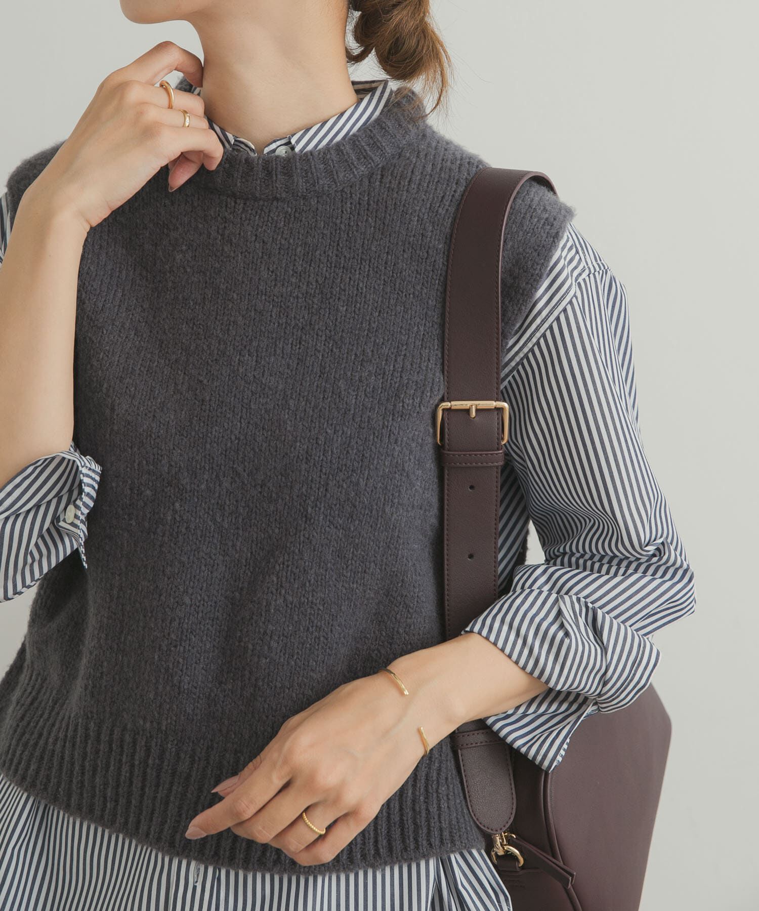 URBAN RESEARCH DOORS「ウールカシミヤニットベスト」|ベスト・ジレ|