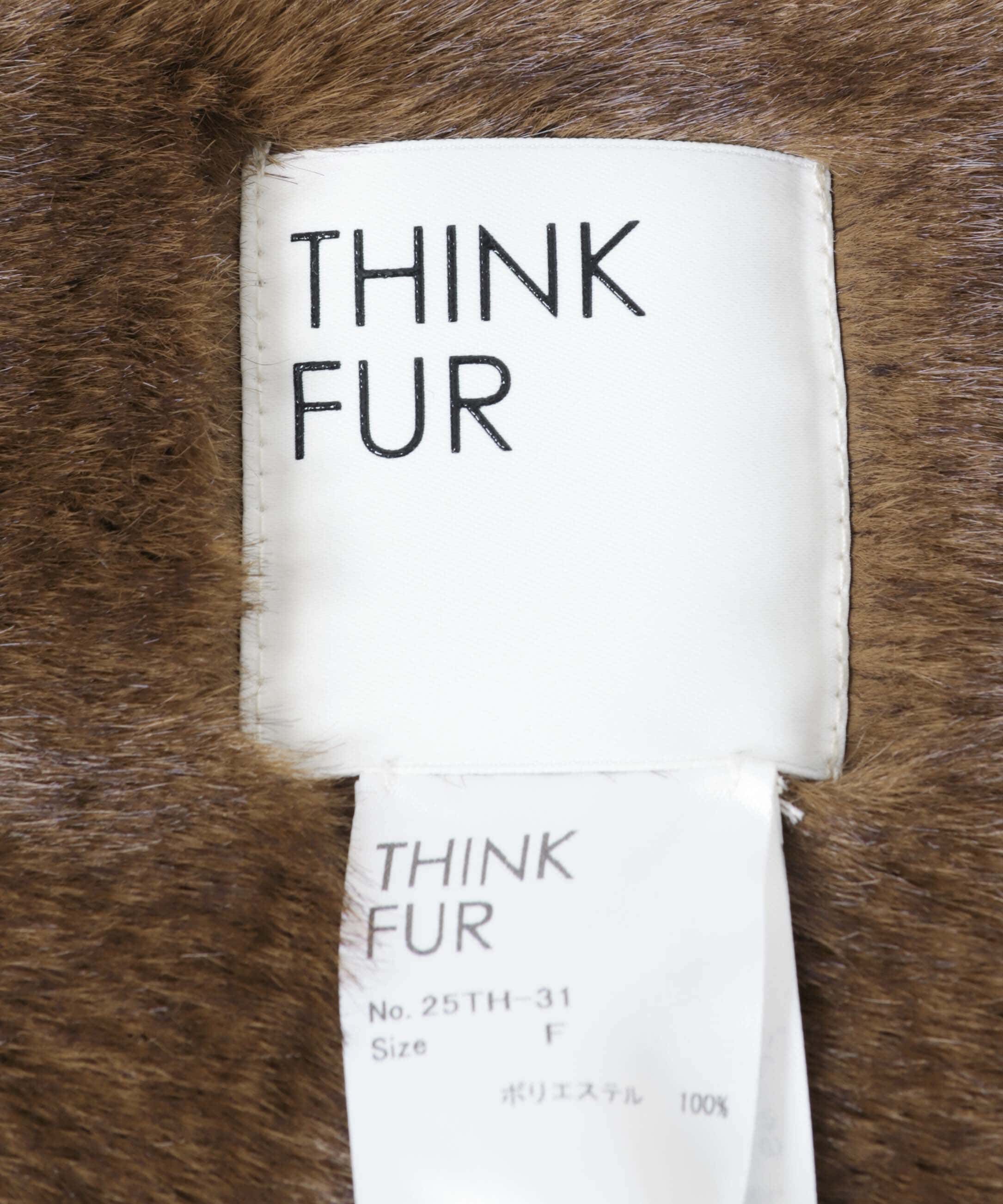 URBAN RESEARCH ROSSO「THINK FUR　Mink Like Fur Tippet」|マフラー|