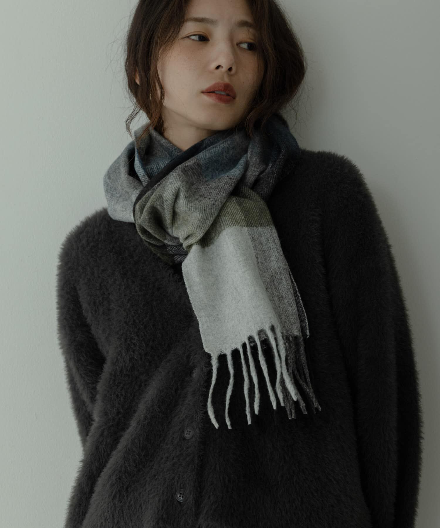 Sonny Label 「ブロックチェックストール」|ストール|