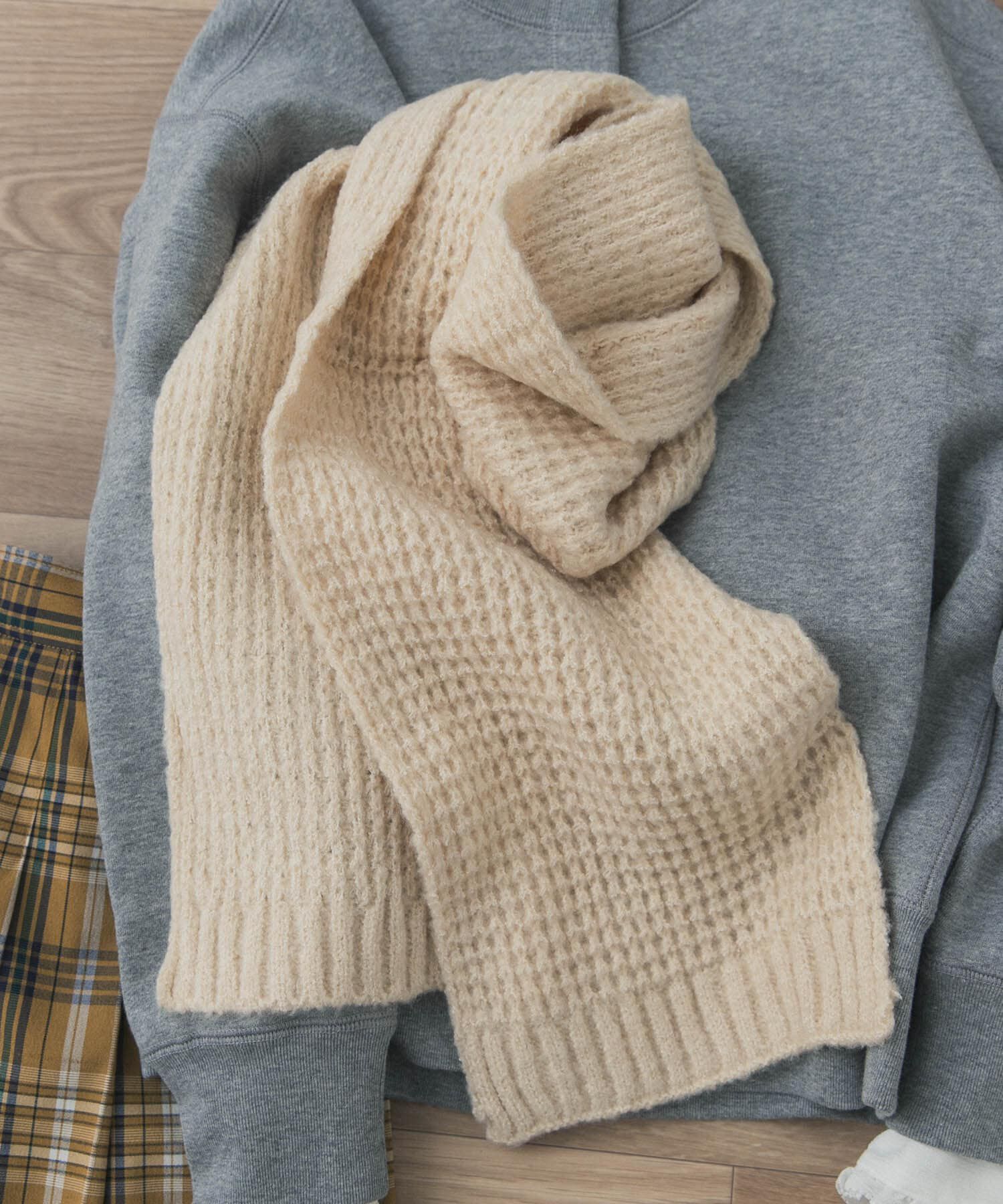 URBAN RESEARCH DOORS「カワリアミニットマフラー」|マフラー|