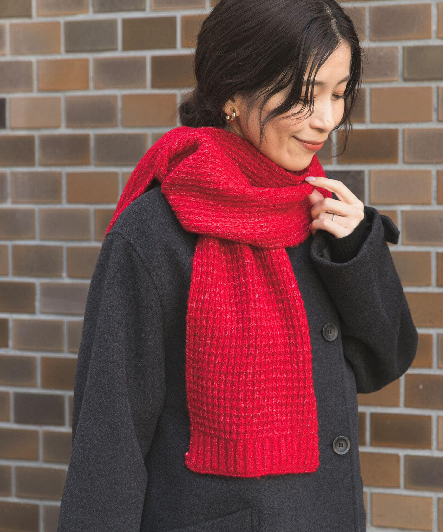 URBAN RESEARCH DOORS「カワリアミニットマフラー」|マフラー|