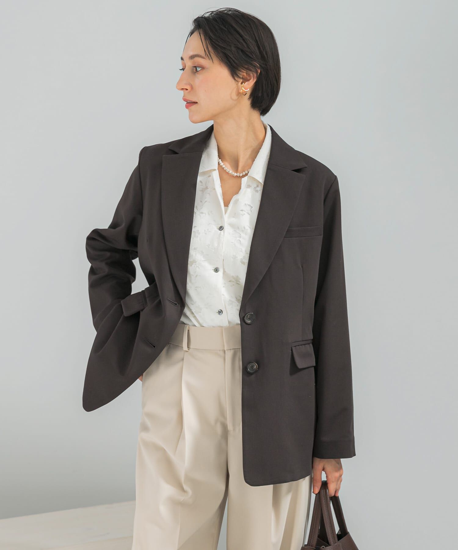 URBAN RESEARCH ROSSO「ライナー付テーラードジャケット」|その他|ダークブラウン