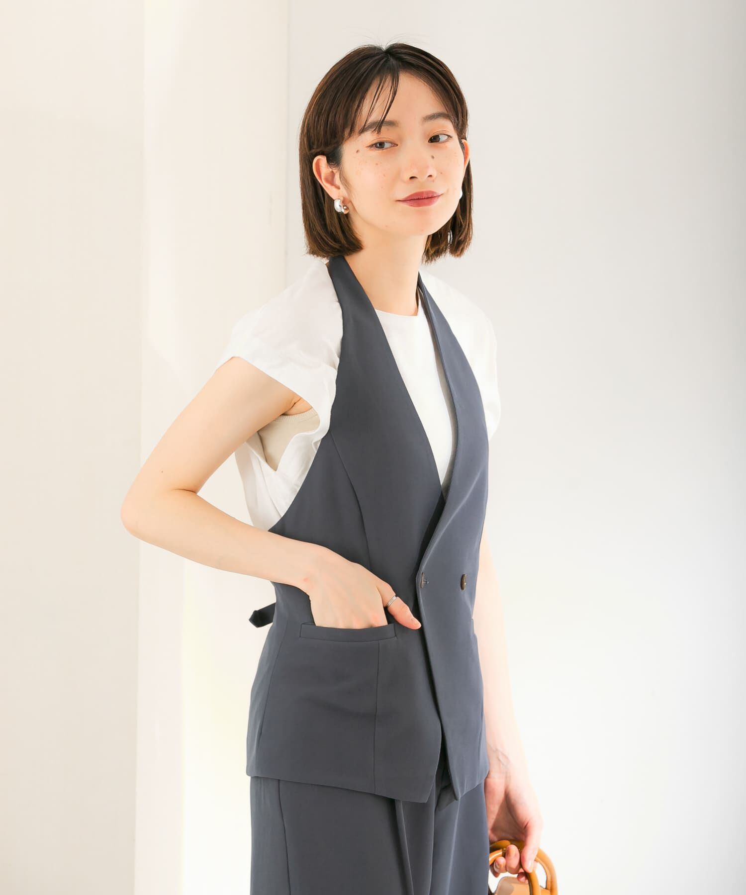  「ホルターベスト」|ベスト・ジレ|