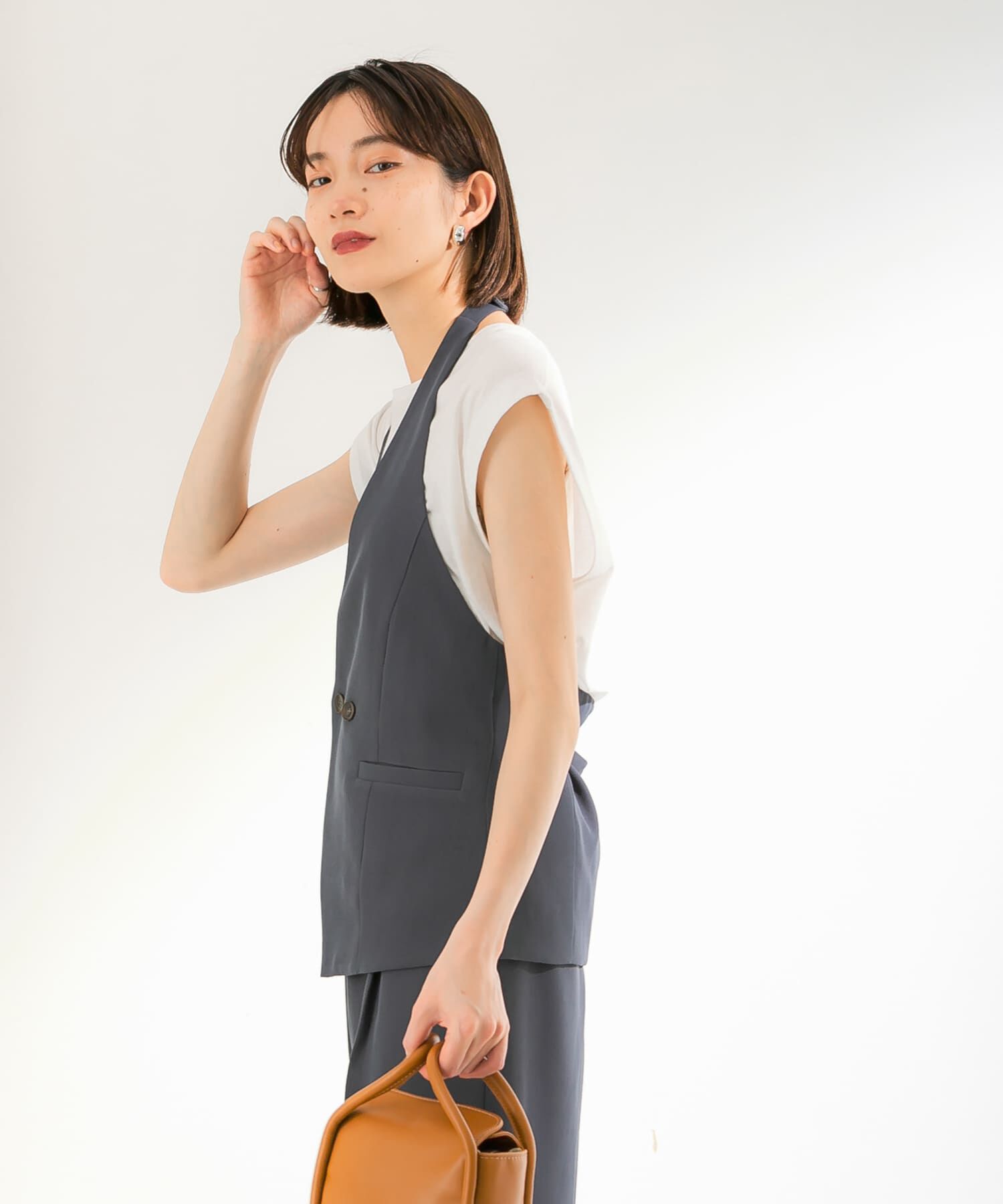  「ホルターベスト」|ベスト・ジレ|