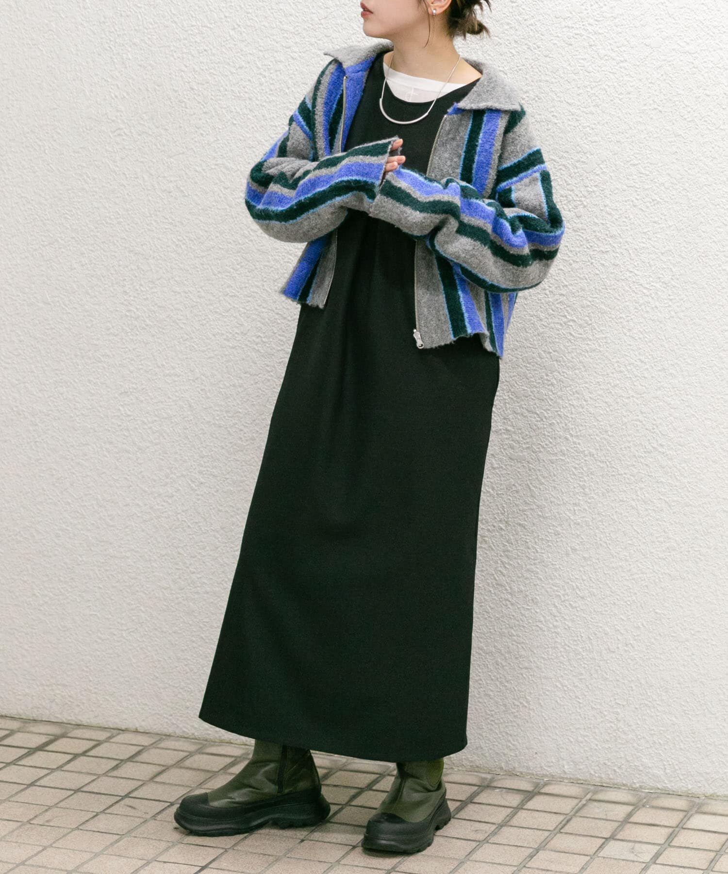  「『2サイズ展開』BACKクロスジャンパースカート」|ワンピース|