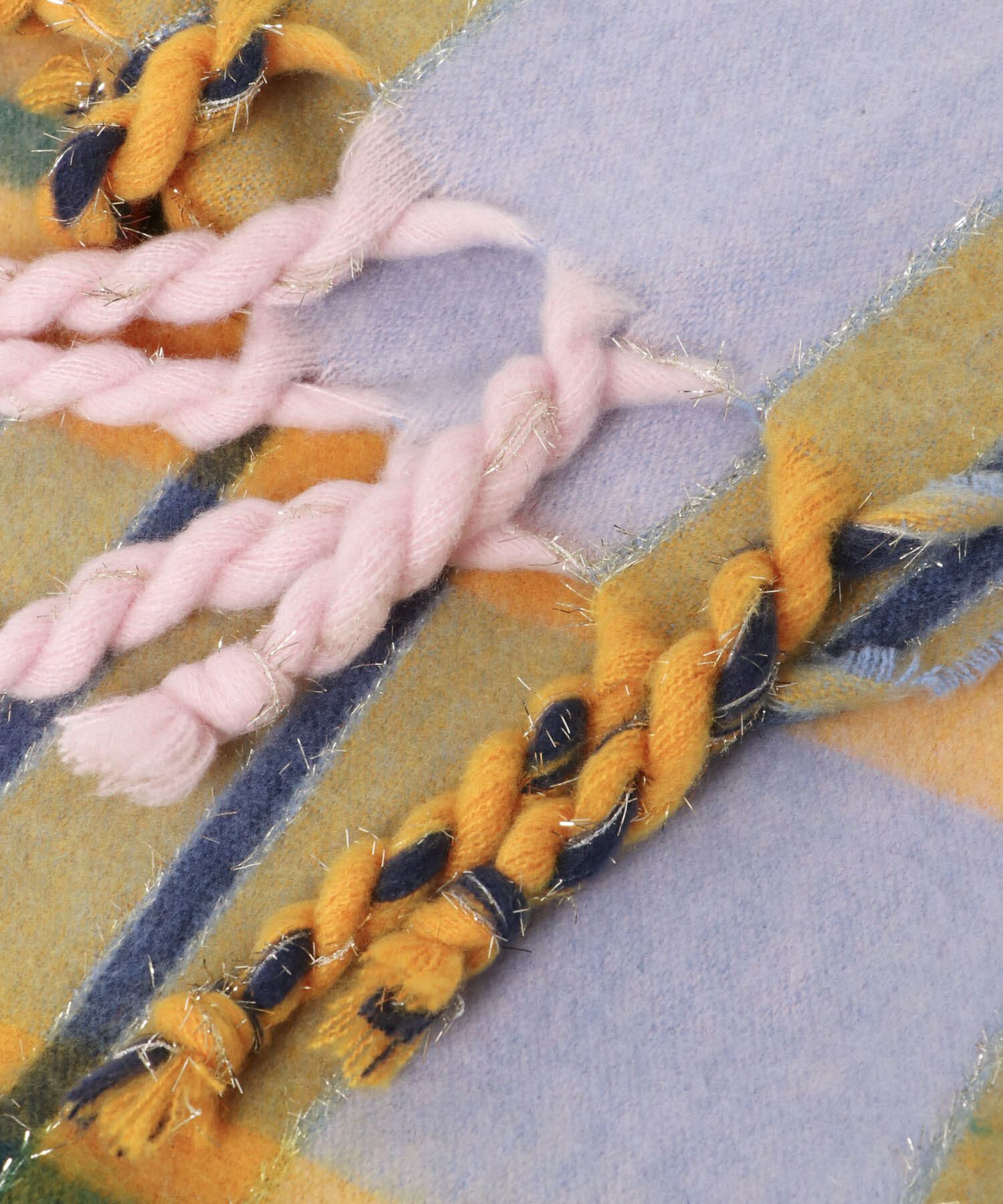  「ラメチェックマフラー」|マフラー|