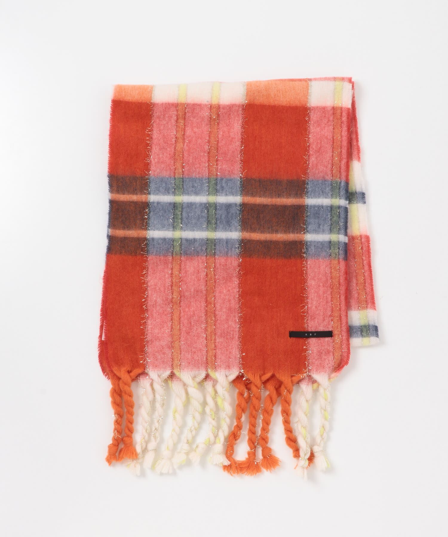  「ラメチェックマフラー」|マフラー|