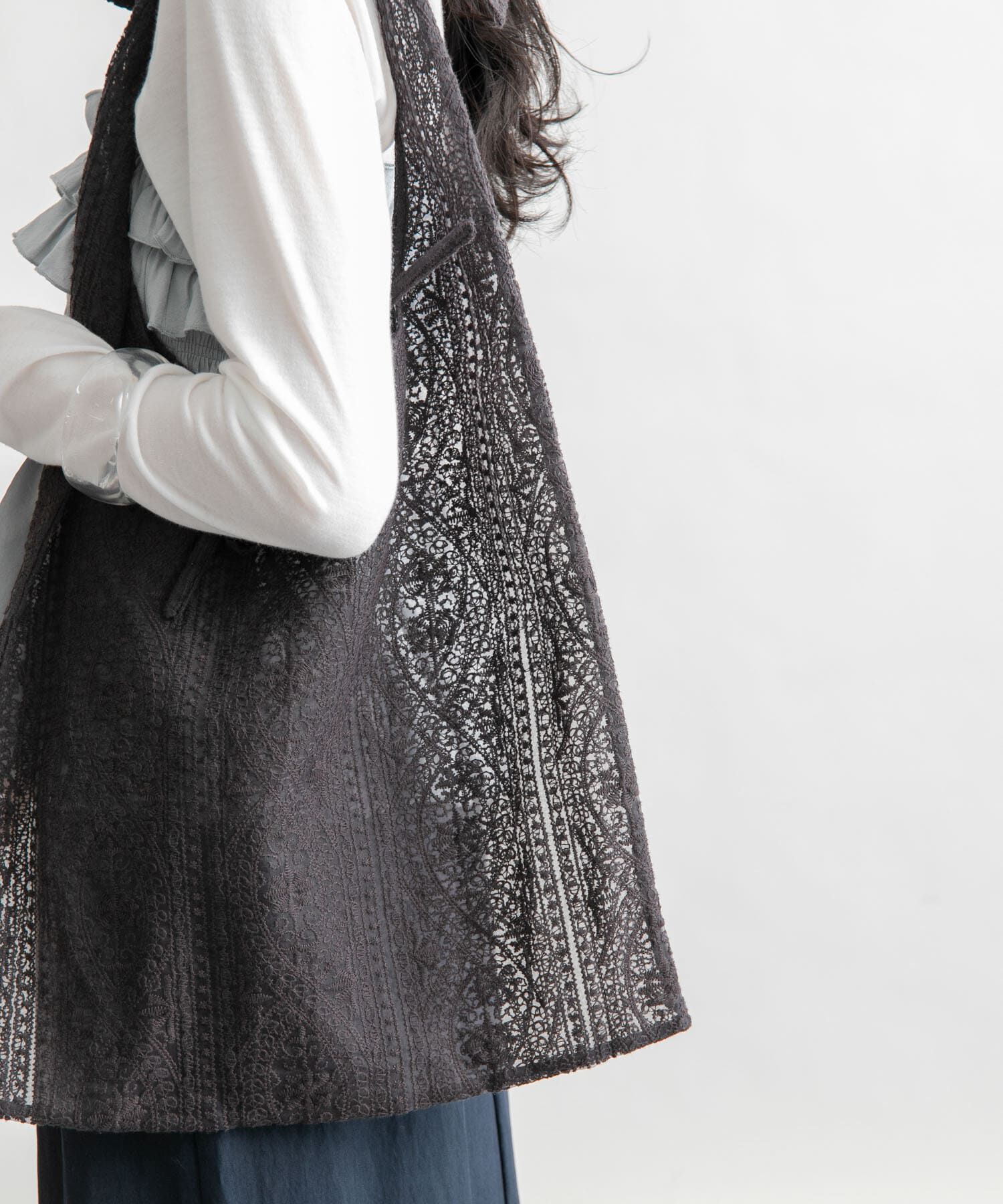  「シアーエンブロイダリーBAG」|ショルダー・メッセンジャー|