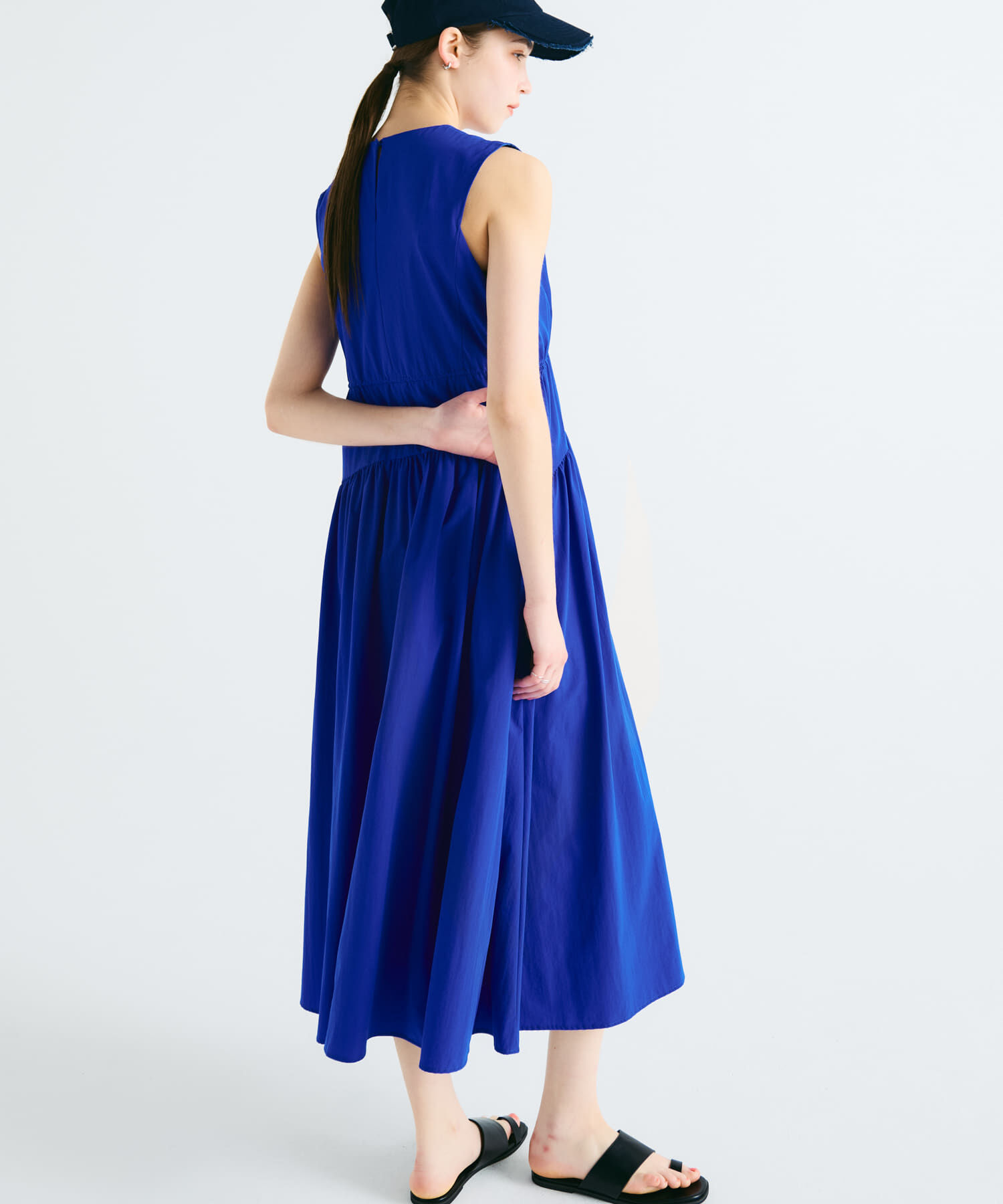  「ノースリーブドロストワンピース」|ワンピース|